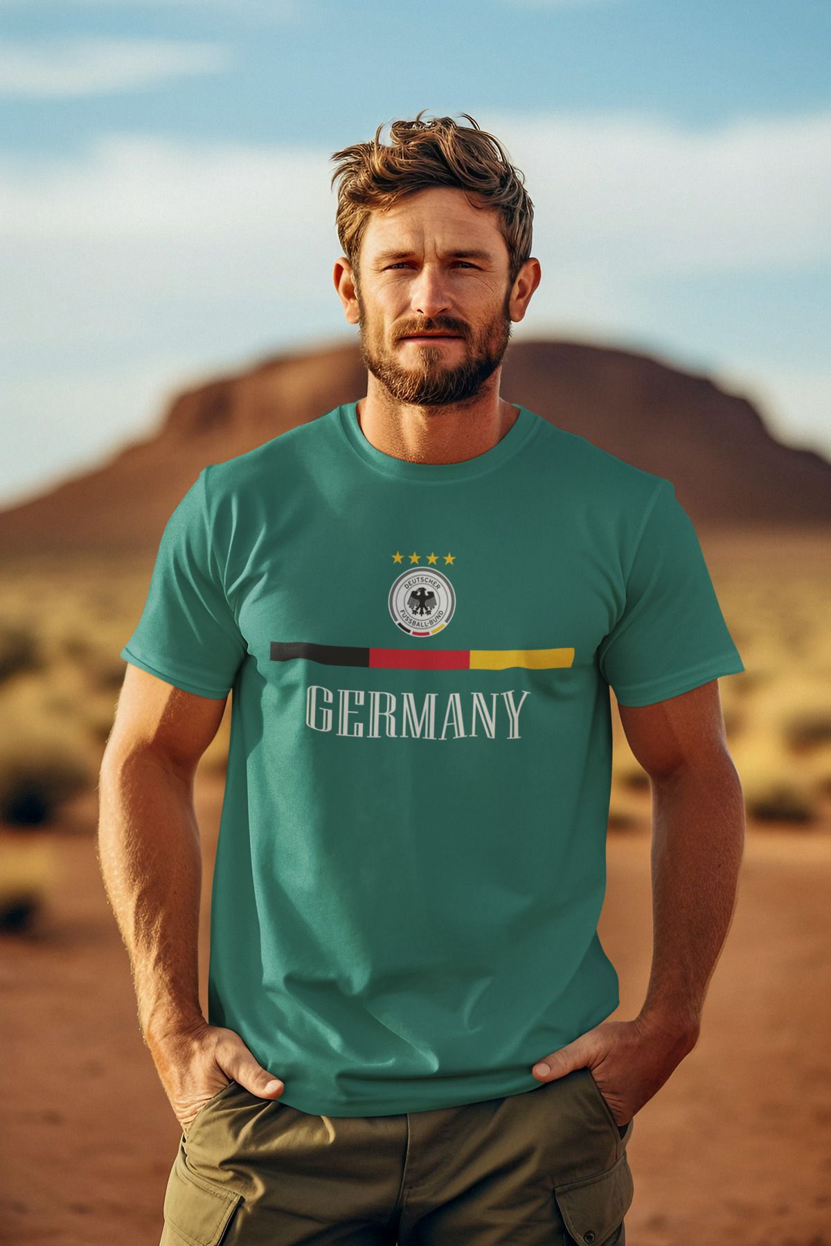 Biy Store Almanya milli takım forma baskılı unisex kısa kollu tişört t-shirt