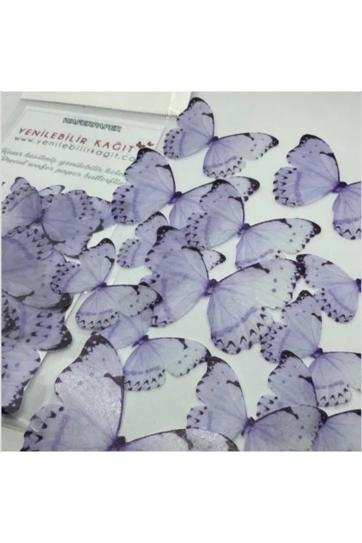 Yenilebilir Kağıt Wafer paper YENİLEBİLİR KELEBEK