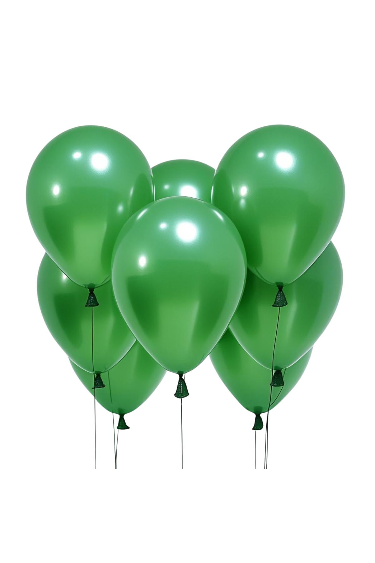 tedaks 20 Adet 12 İnç 30 Cm Metalik Yeşil Balon Doğum Günü Süsleme