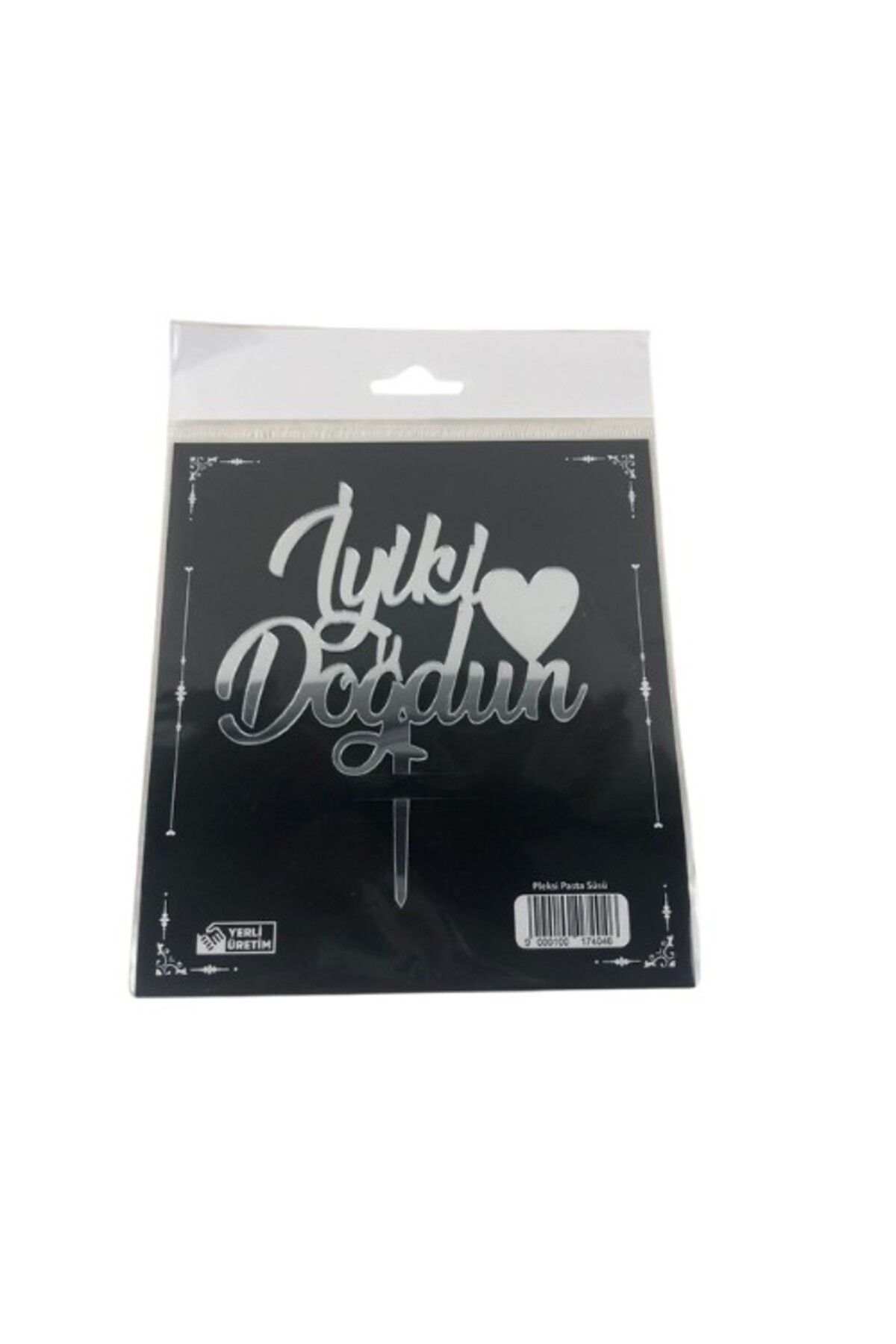 shop PLEKSİ İYİ Kİ DOĞDUN GÜMÜŞ