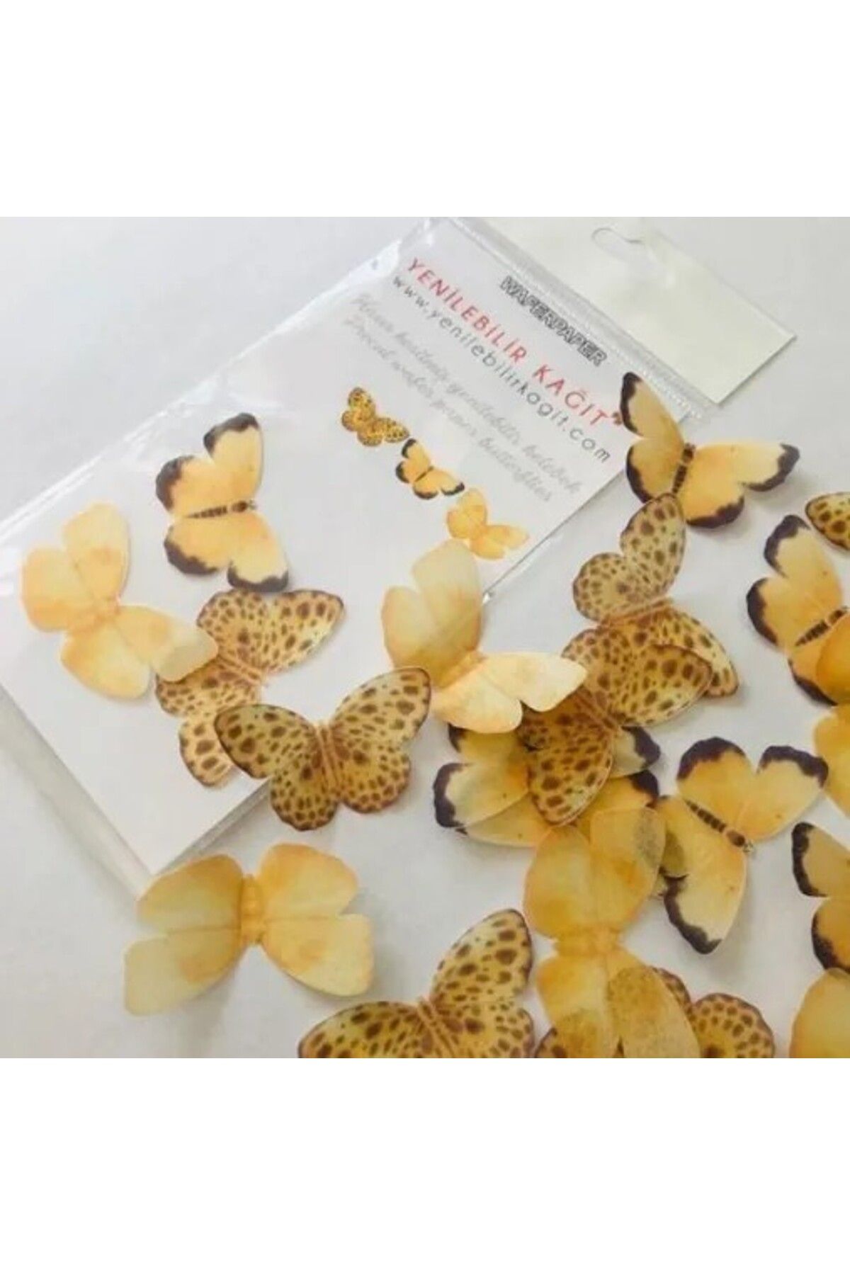 Yenilebilir Kağıt Wafer paper YENİLEBİLİR KELEBEK