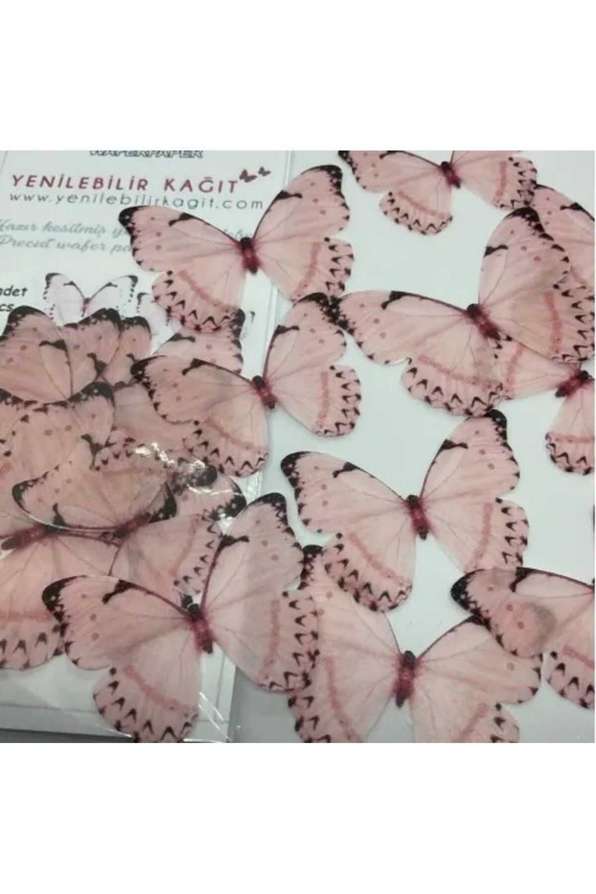 Yenilebilir Kağıt Wafer paper YENİLEBİLİR KELEBEK