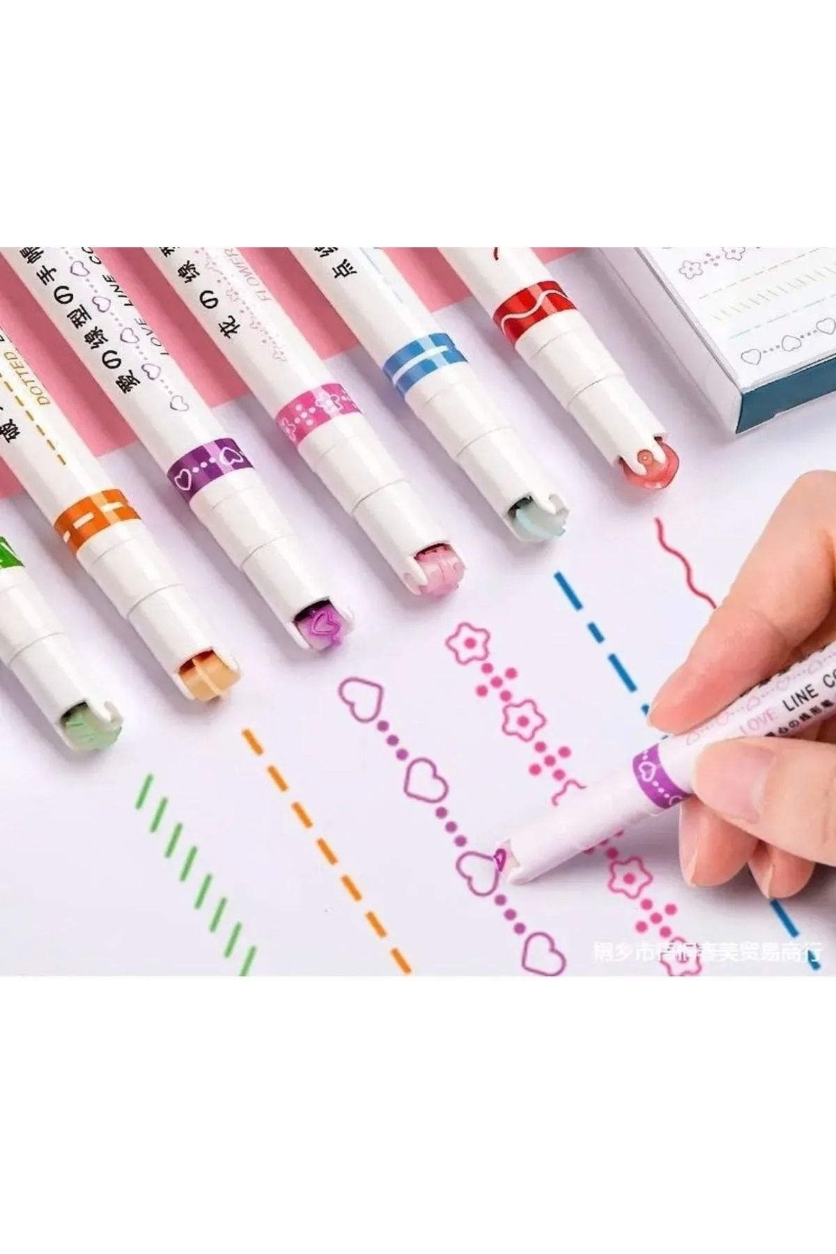 happystoretr Çift uçlu şekilli kalem seti 6 lı