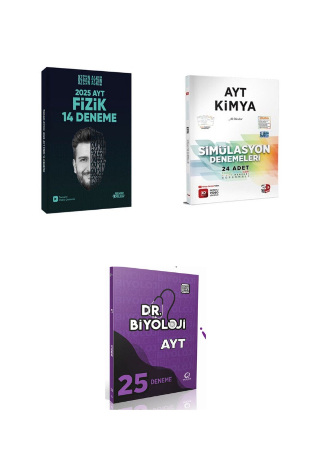 Benim Hocam Yayınları 2025 özcan aykın fizik 3d ayt kimya dr biyoloji ayt biyopsi deneme