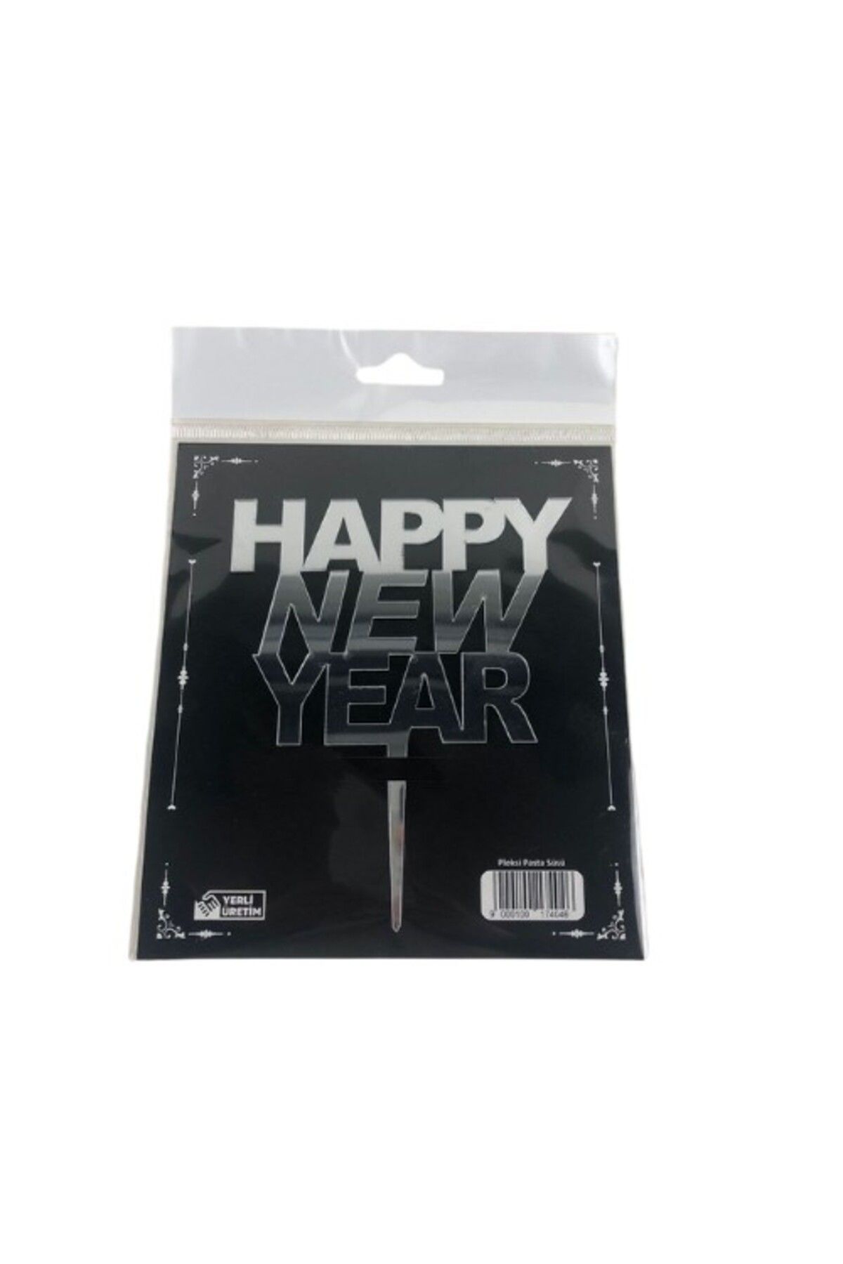 shop PLEKSİ HAPPY NEW YEAR GÜMÜŞ