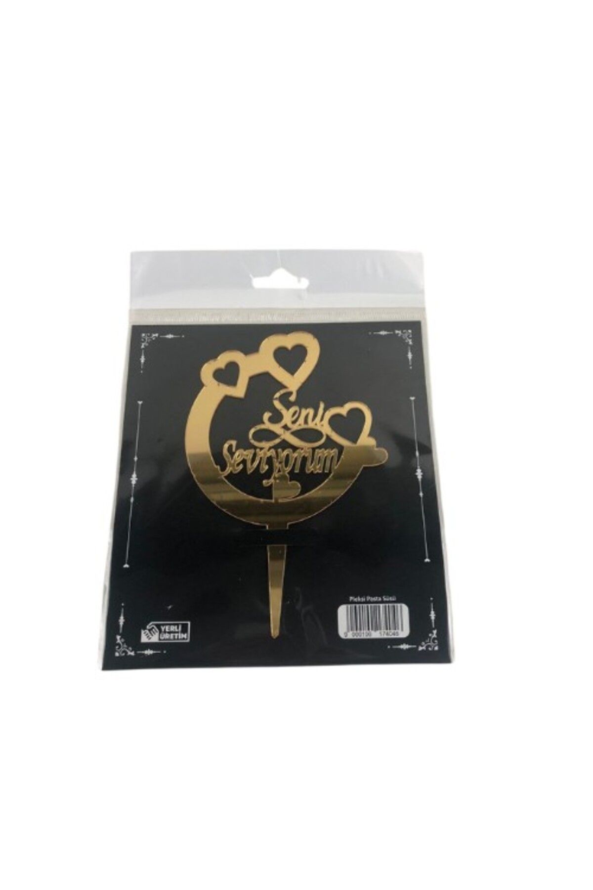 shop PLEKSİ SENİ SEVİYORUM GOLD