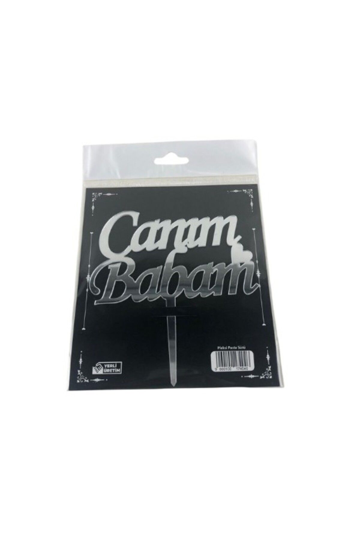 shop PLEKSİ CANIM BABAM GÜMÜŞ