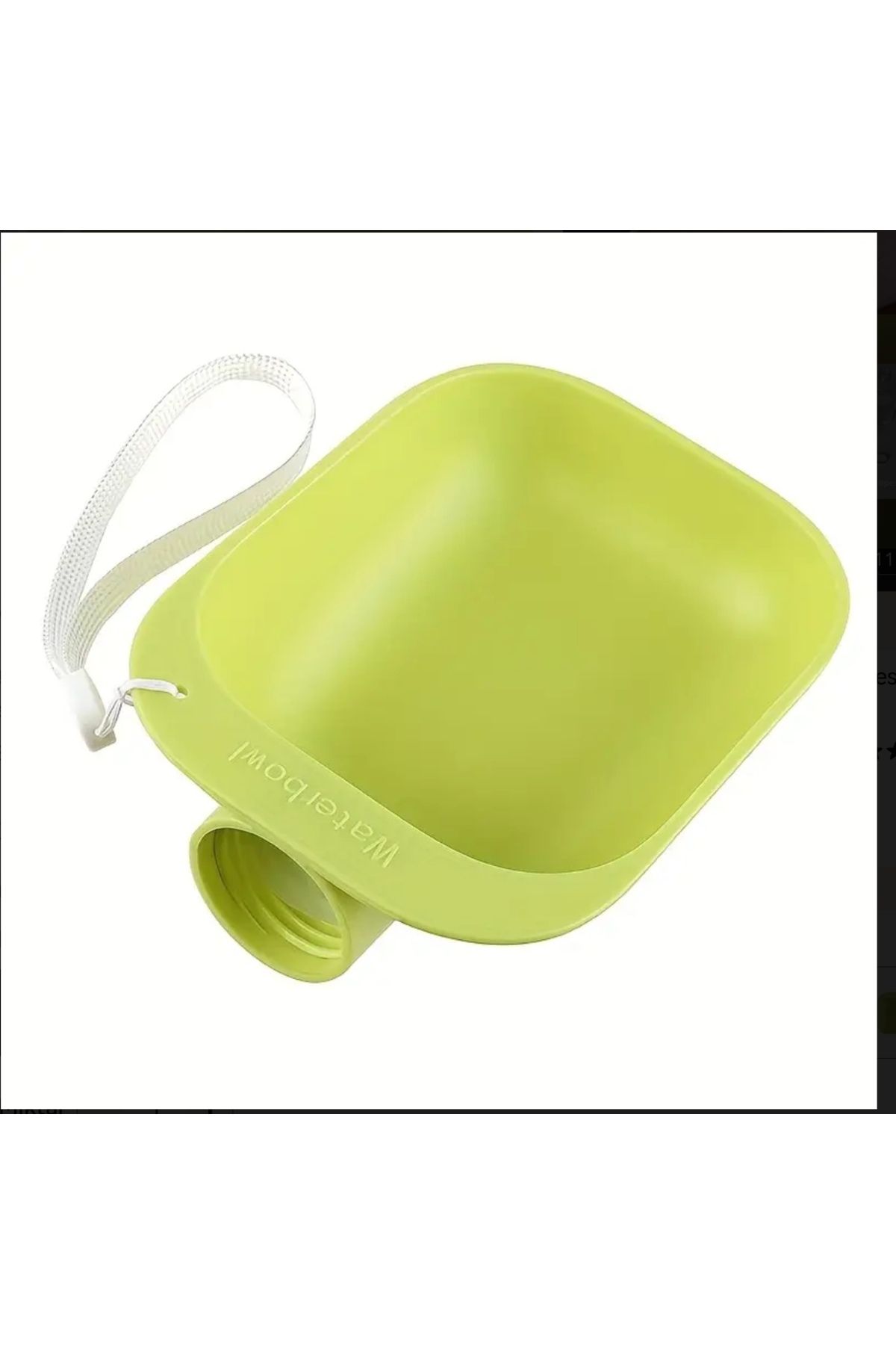 ORGANICYOU NACHANG Taşınabilir Pet Su Kasesi - Dayanıklı Plastik, Ergonomik Kolu & Spout Köpekler ve Kediler
