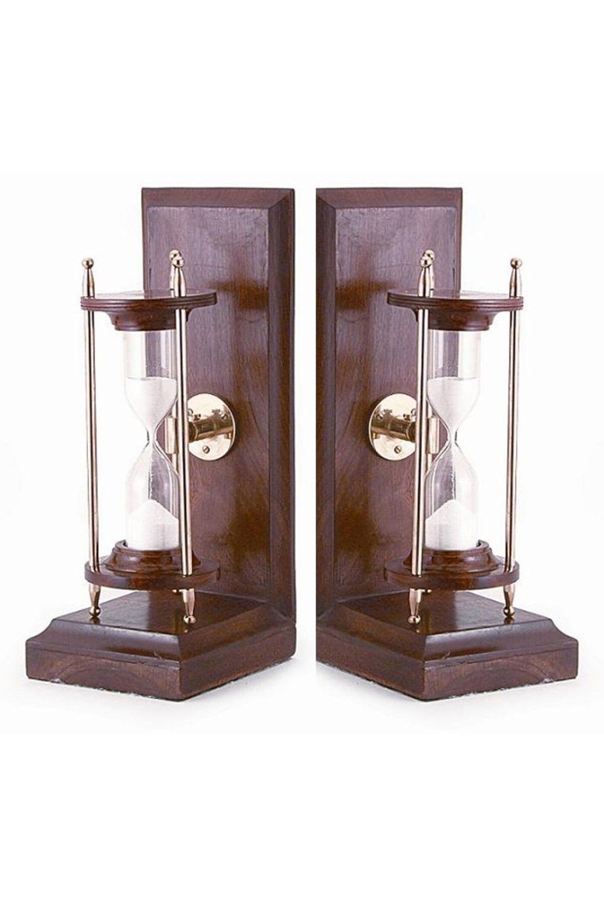 Pirinç DENİZCİLİK GRUBU-Marine Pirinç Aksesuar-KİTAP STOP KUM SAATİ-21*26*9 CM-JTTR31445