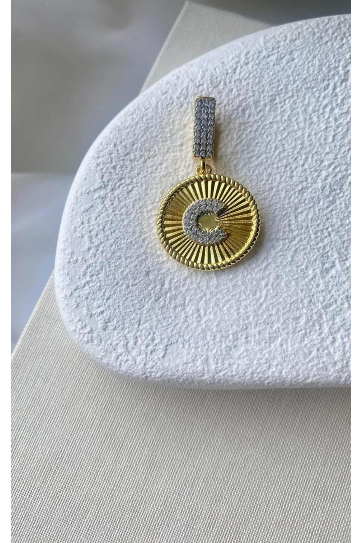 SELISYAJEWELRY Charm Kolye Ucu C Harfi