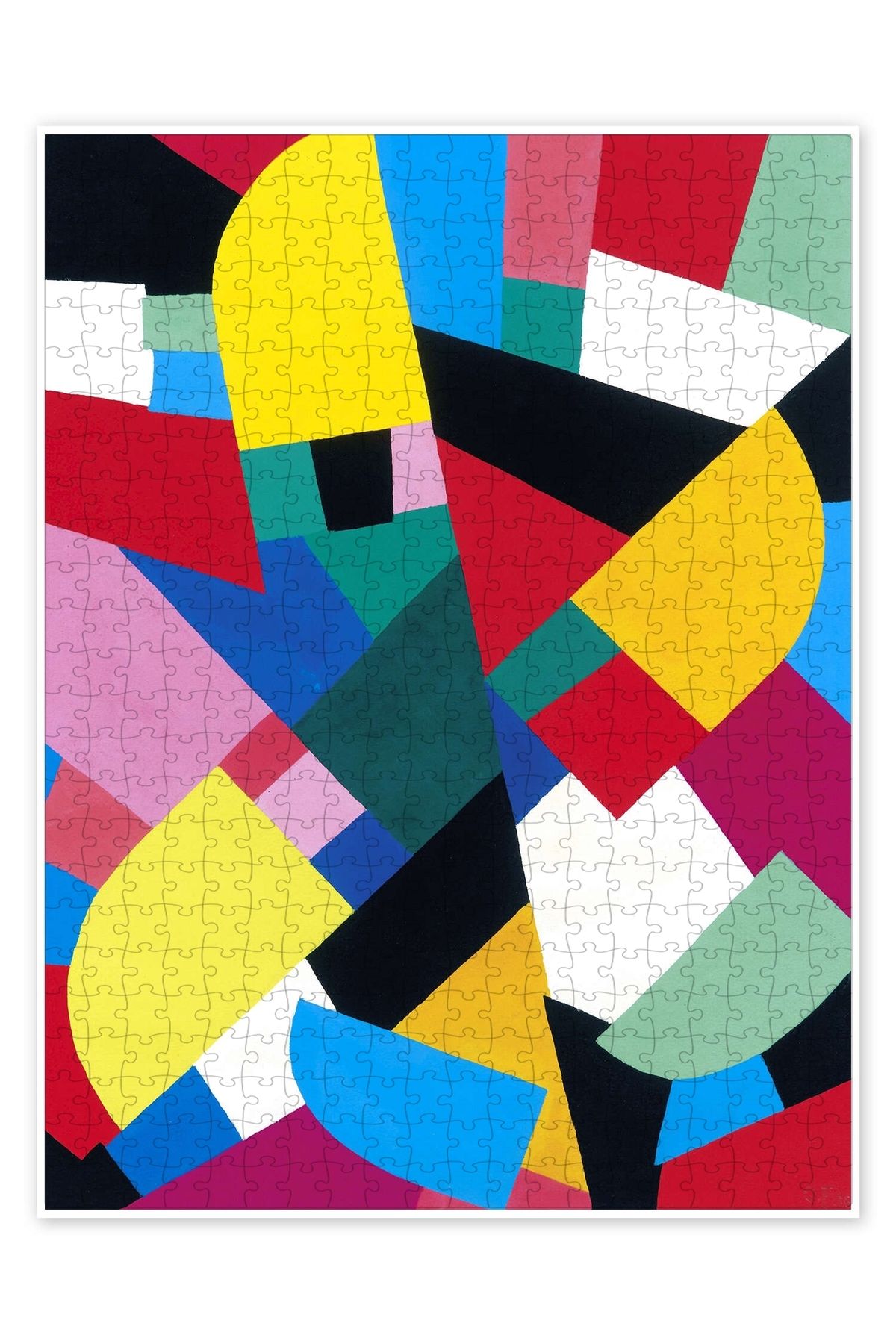 Jeronkarji Kompozisyon 500 Parça Puzzle Yapboz Bohem Soyut Sanat Temalı