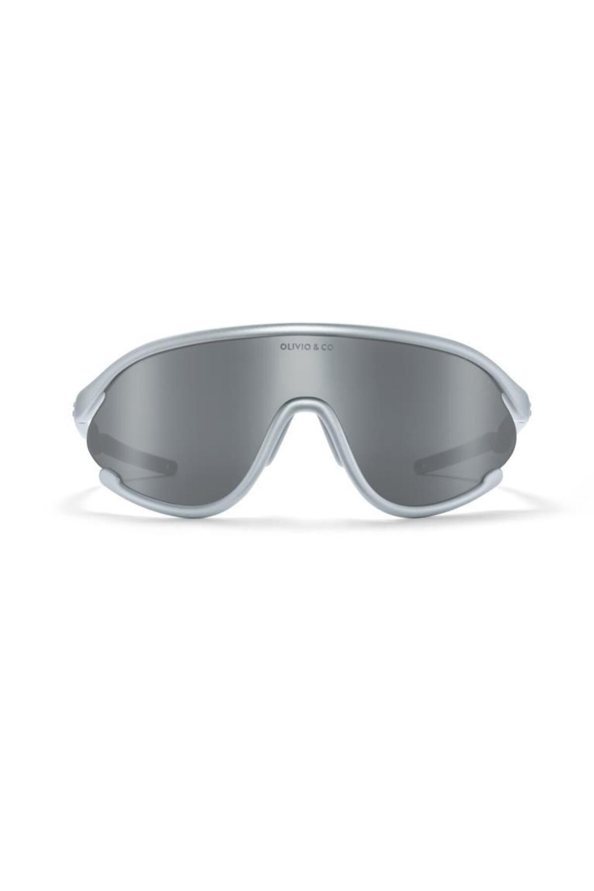 ToysAll Olivio&Co Sport Tam Çerçeveli Yetişkin Güneş Gözlüğü - Space Silver