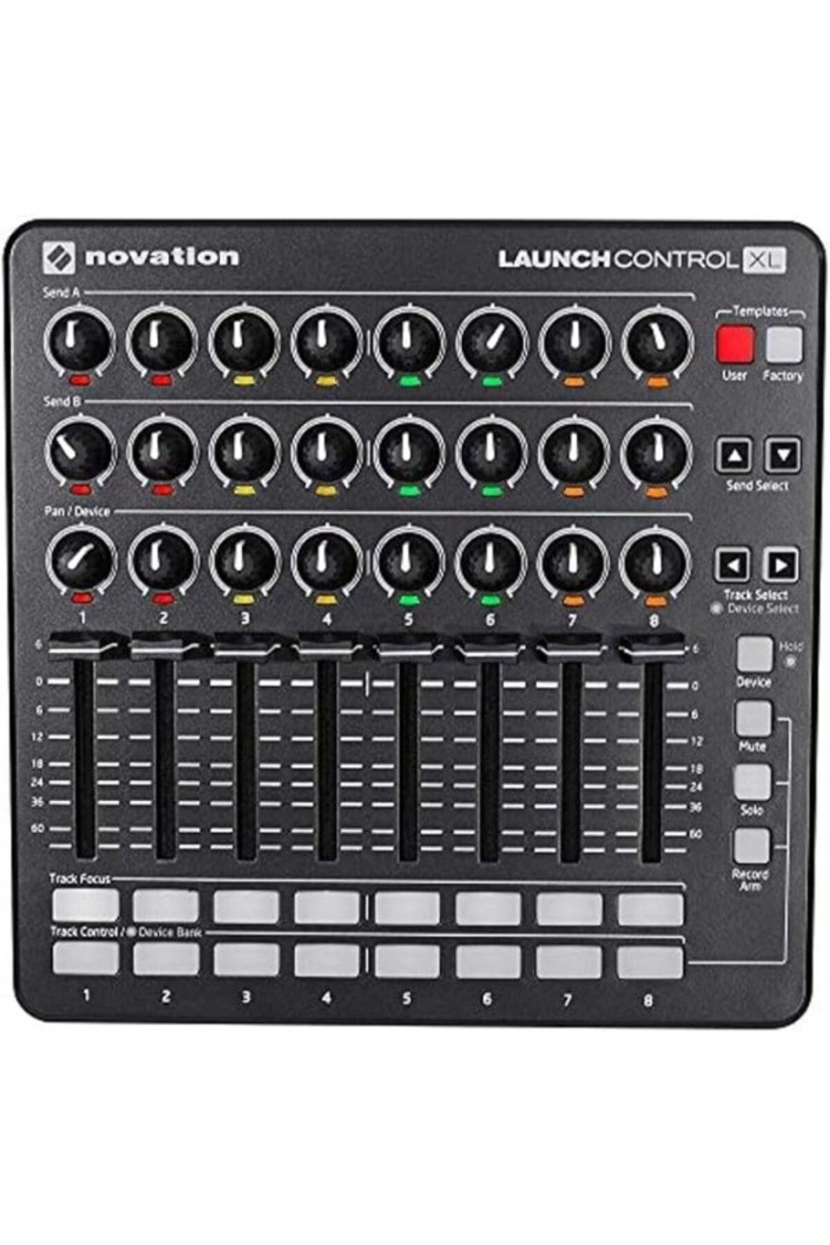 ShopZum Novation Launch Control Xl Mkii: Ableton Live İçin Özelleştirilebilir Kontrollerle Donatılmış Usb M