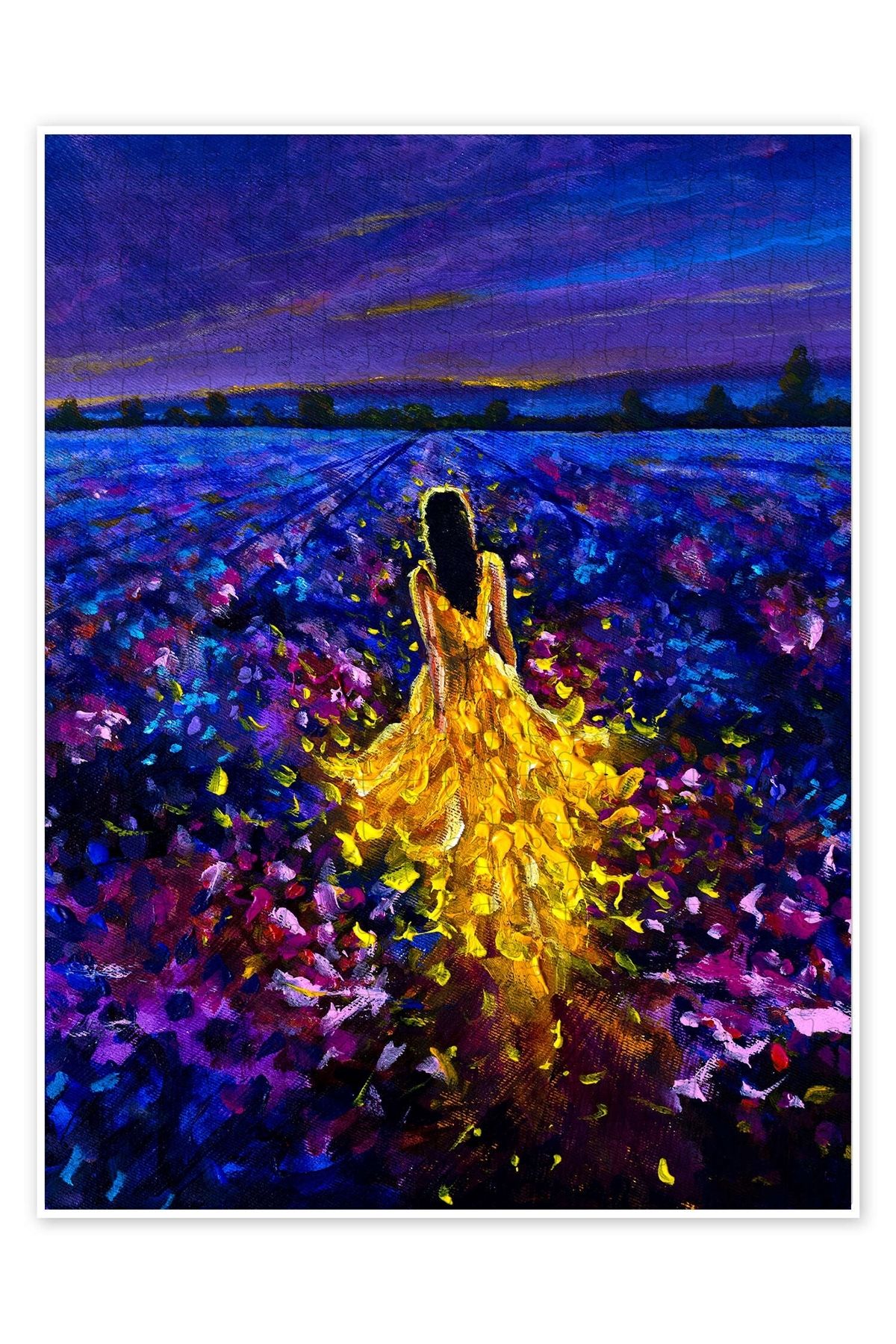 Jeronkarji Bir Işık Dokunuşu I 500 Parça Puzzle Yapboz Bohem Soyut Sanat Temalı