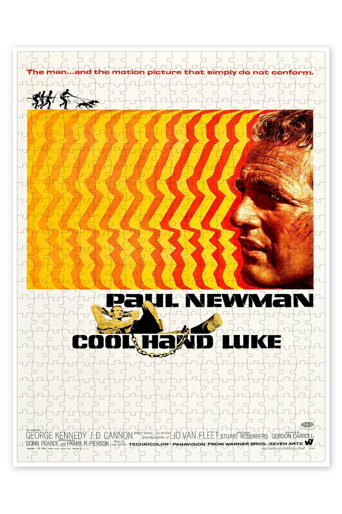 Jeronkarji Paul Newman - Cool Hand Luke 500 Parça Puzzle Yapboz Klasik Film Temalı