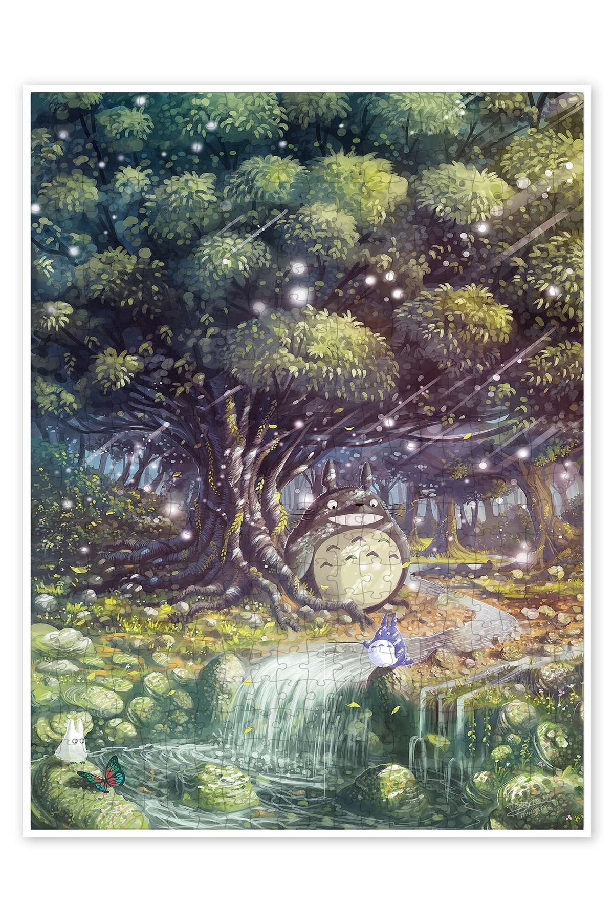Jeronkarji Büyülü Cennet Totoro 500 Parça Puzzle Yapboz Klasik Film Temalı