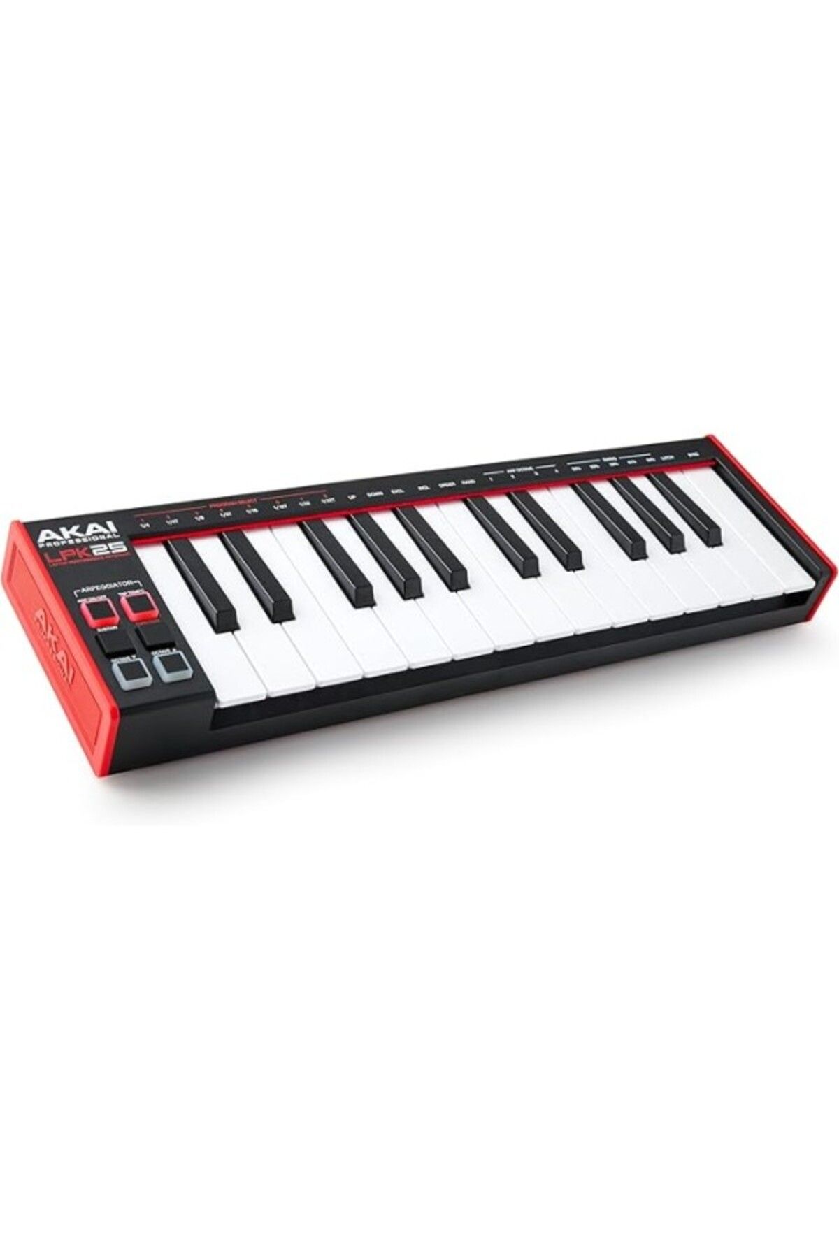 ShopZum Akai Professional Lpk25 - Usb Midi Klavye Controller Mac Ve Pc Arpejatör Ve Müzik Prodüksiyonu Yazı