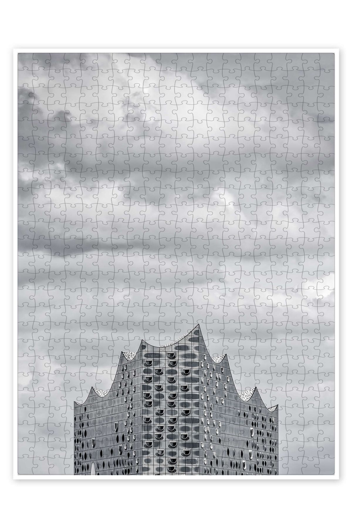 Jeronkarji Pilharmonic Hall Hamburg 500 Parça Puzzle Yapboz Şehir Manzara Temalı Hobilik