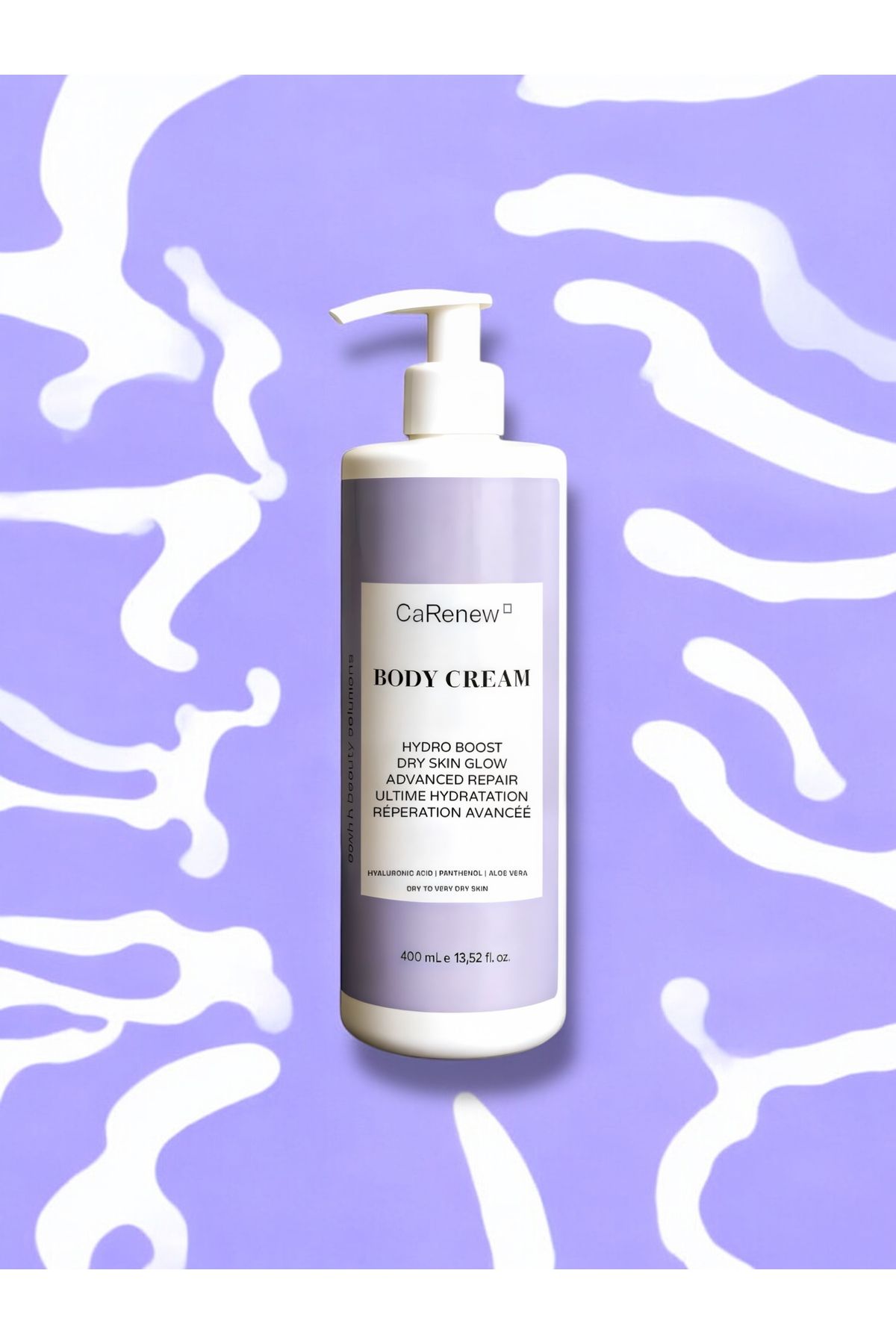 CaRenew Hydro Boost Body Cream 400 ml – Yoğun Nem & Onarıcı Bakım, Hyaluronik Asit + Panthenol