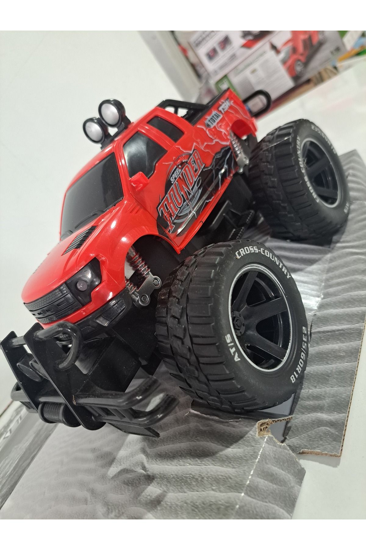 ALYTOYS OYUNCAK UZAKTAN KUMANDALI PİKAP KIRMIZI THUNDER 26X18CM ŞARJLI