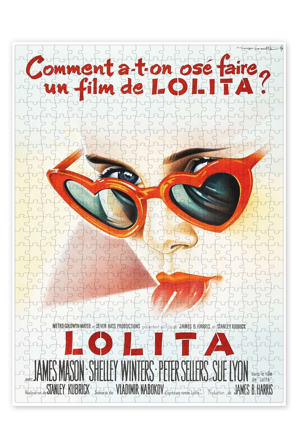 Jeronkarji Lolita 500 Parça Puzzle Yapboz Klasik Film Temalı