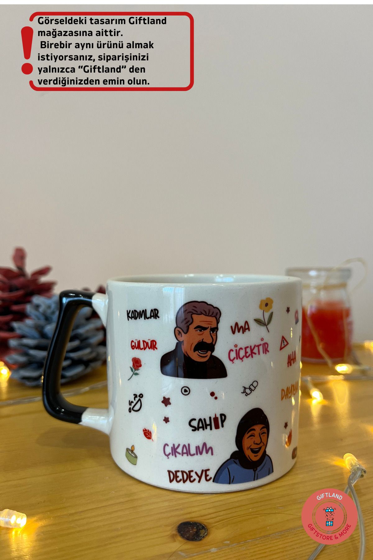 giftland giftstore more Kameraya Konuşanlar Temalı Hediyelik Kupa Bardak
