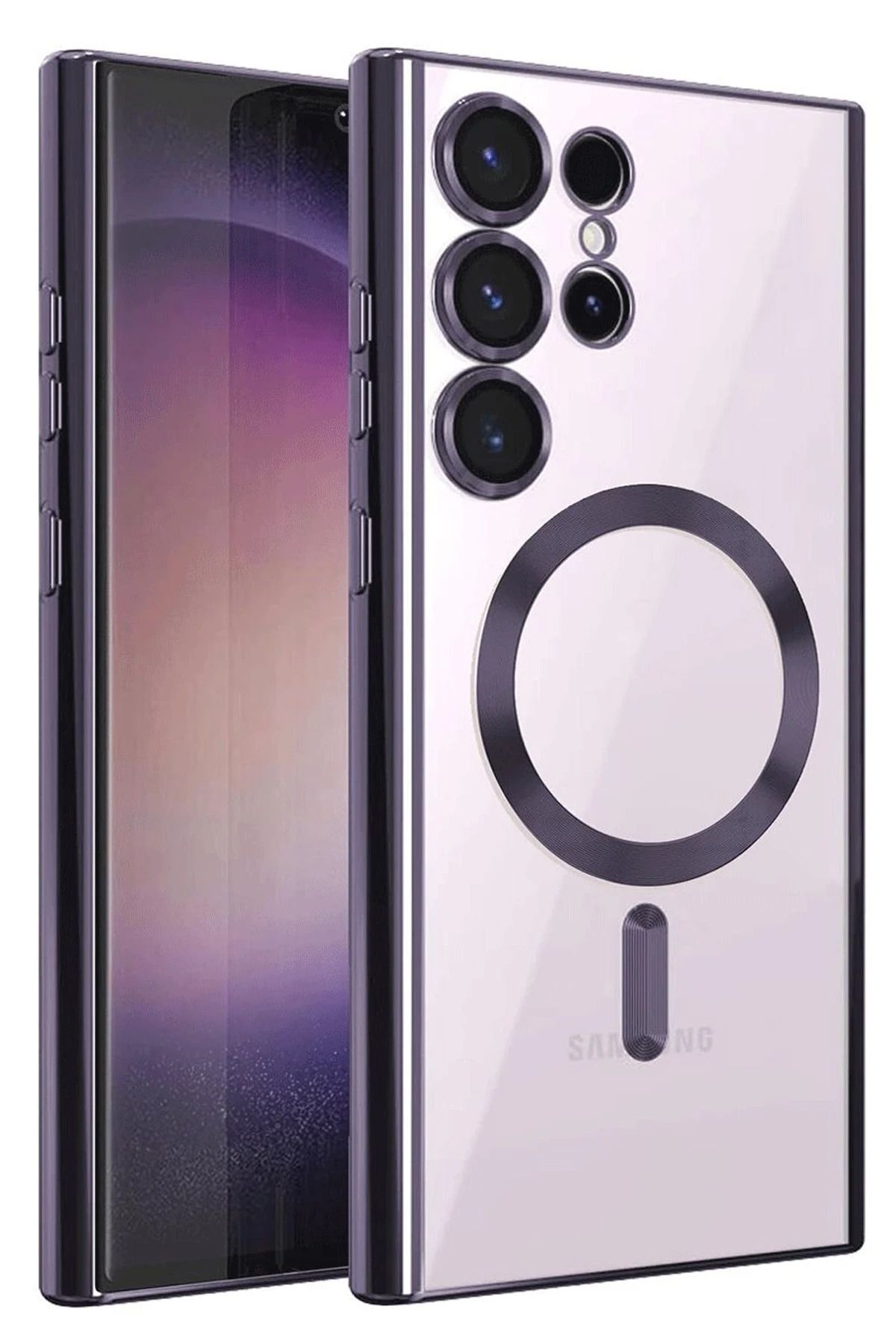 NANOSPACE Samsung Galaxy S25 Ultra İle Uyumlu Kılıf Kross Magneticsafe Kapak