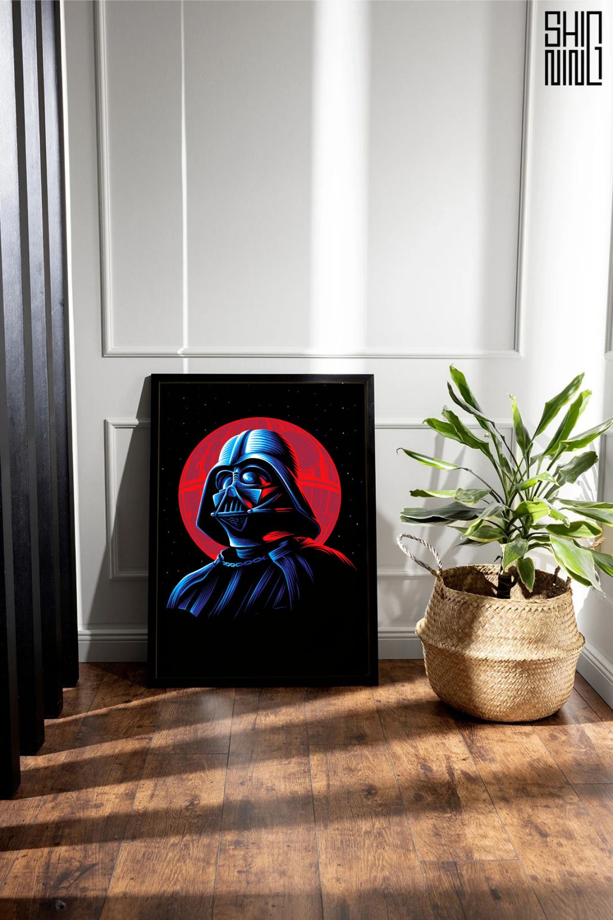 Home Çerçeveli "Darth Vader" Tasarım Tablo - Duvar Dekorasyon