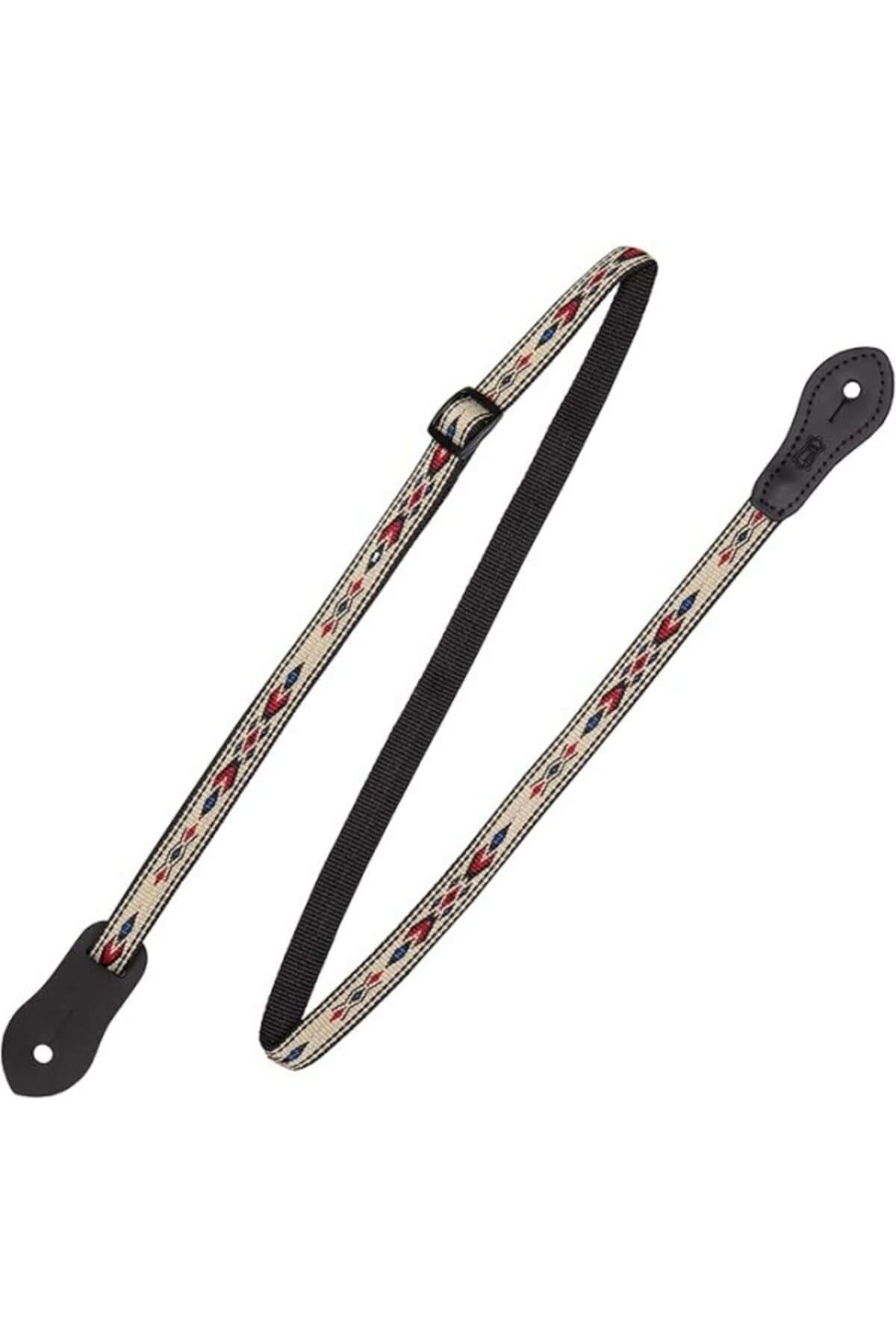 ShopZum Levy&Apos;S Leathers 1,27 Cm Jakarlı Dokuma Mandolin/Ukulele Kayışı, İki Deri Askı Pim Ucu Ile; 127