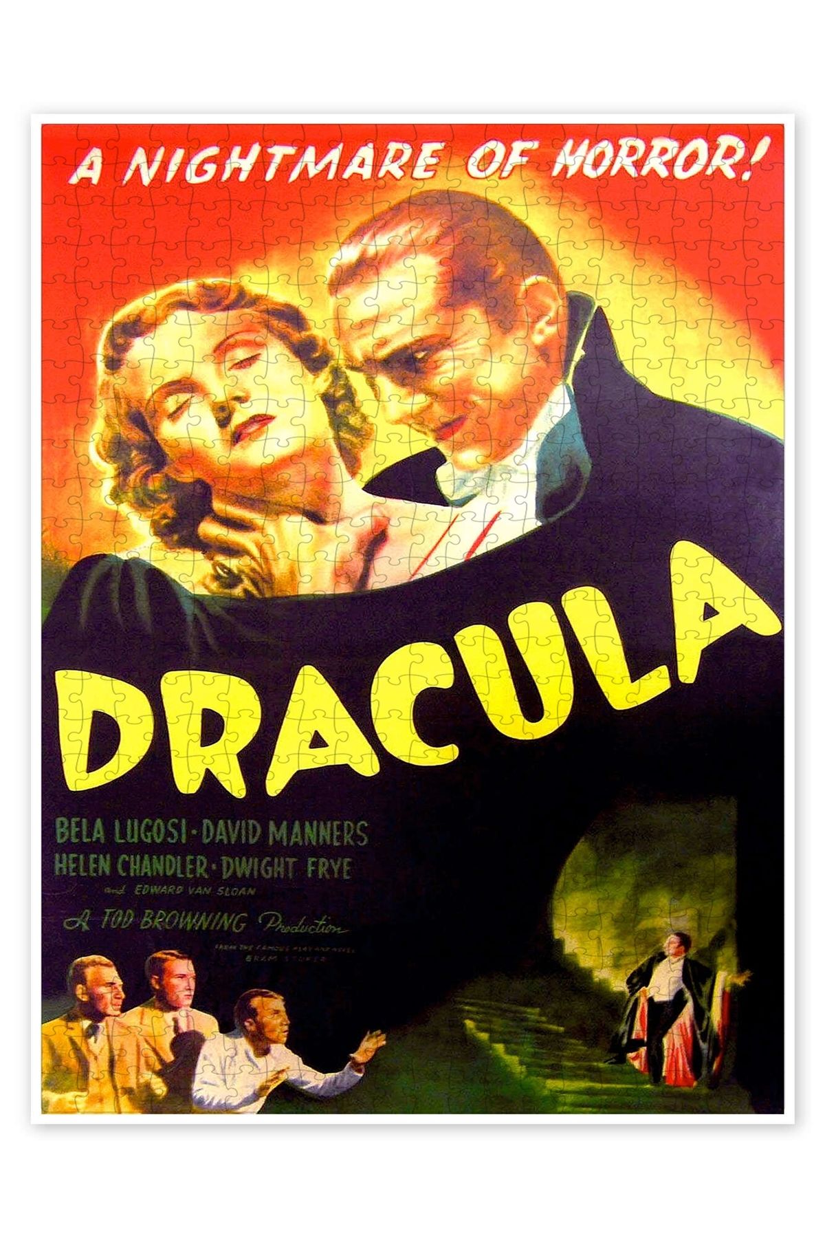 Jeronkarji Drakula, Bela Lugosi 500 Parça Puzzle Yapboz Klasik Film Temalı