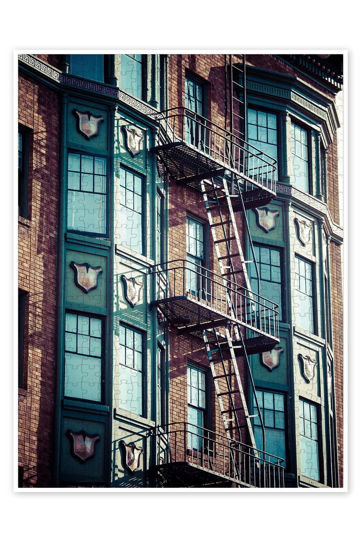 Jeronkarji Manhattan Loft 500 Parça Puzzle Yapboz Şehir Manzara Temalı Hobilik