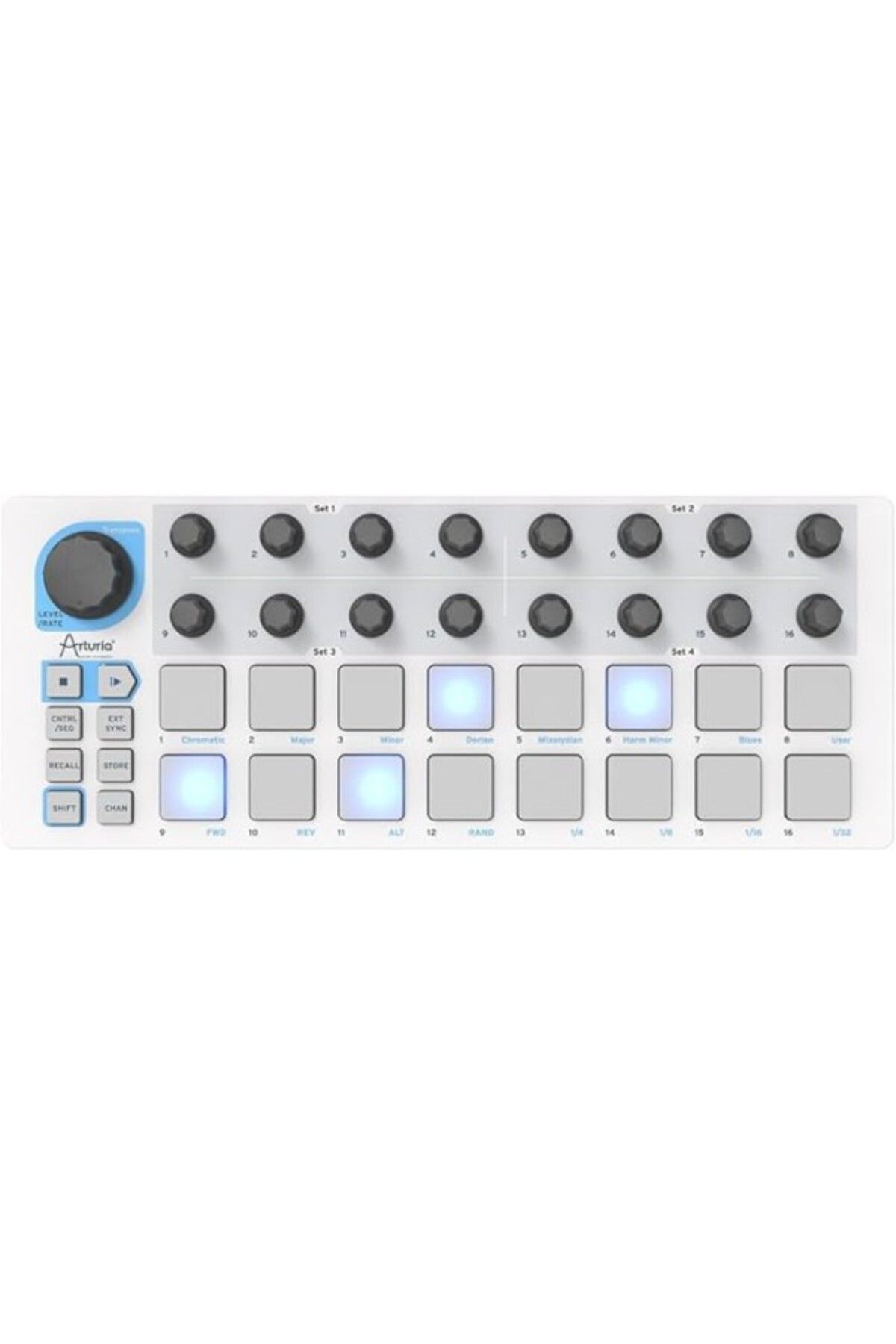 ShopZum Arturia Beatstep Usb/Midi/Cv Kontroller Ve Sequencer, Beyaz