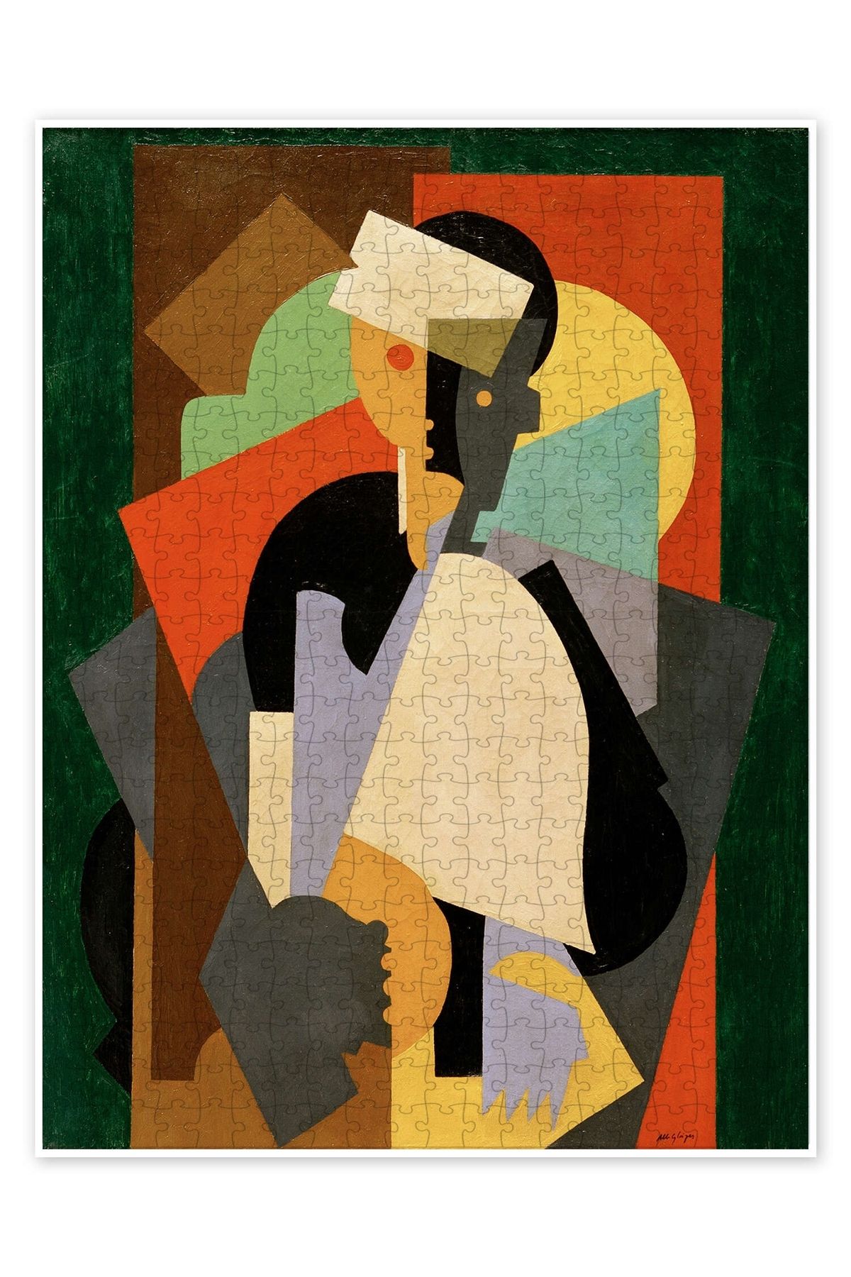 Jeronkarji Öğrenci, Albert Gleizes, 1925 500 Parça Puzzle Yapboz Bohem Soyut Sanat Temalı