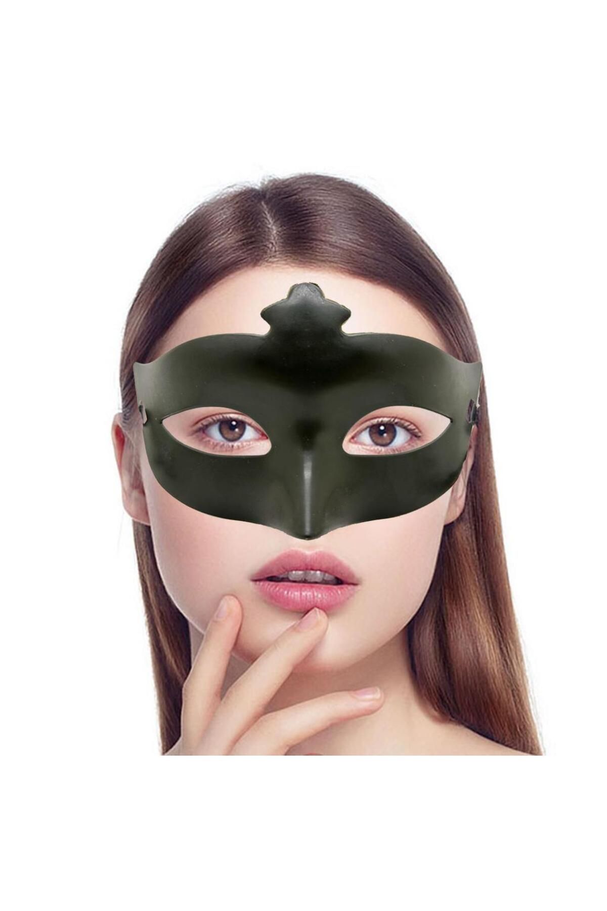Yuba Avm Nessiworld Haki Yeşil Renk Masquerade Kostüm Partisi Venedik Balo Maskesi