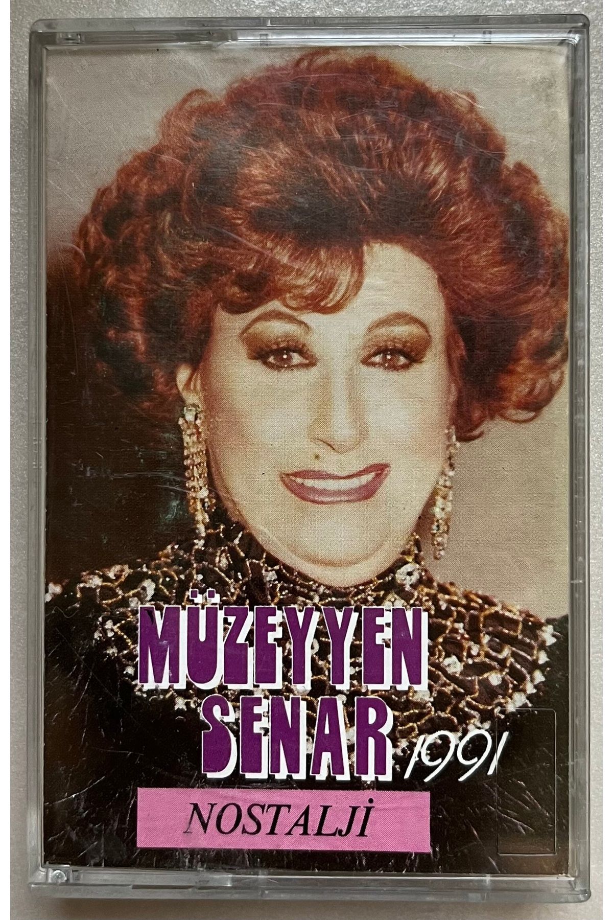 Plakevi İzmir Muazzez Abacı Nostalji 1991 Kaset (Orijinal Dönem Kağıt Baskı Kaset)