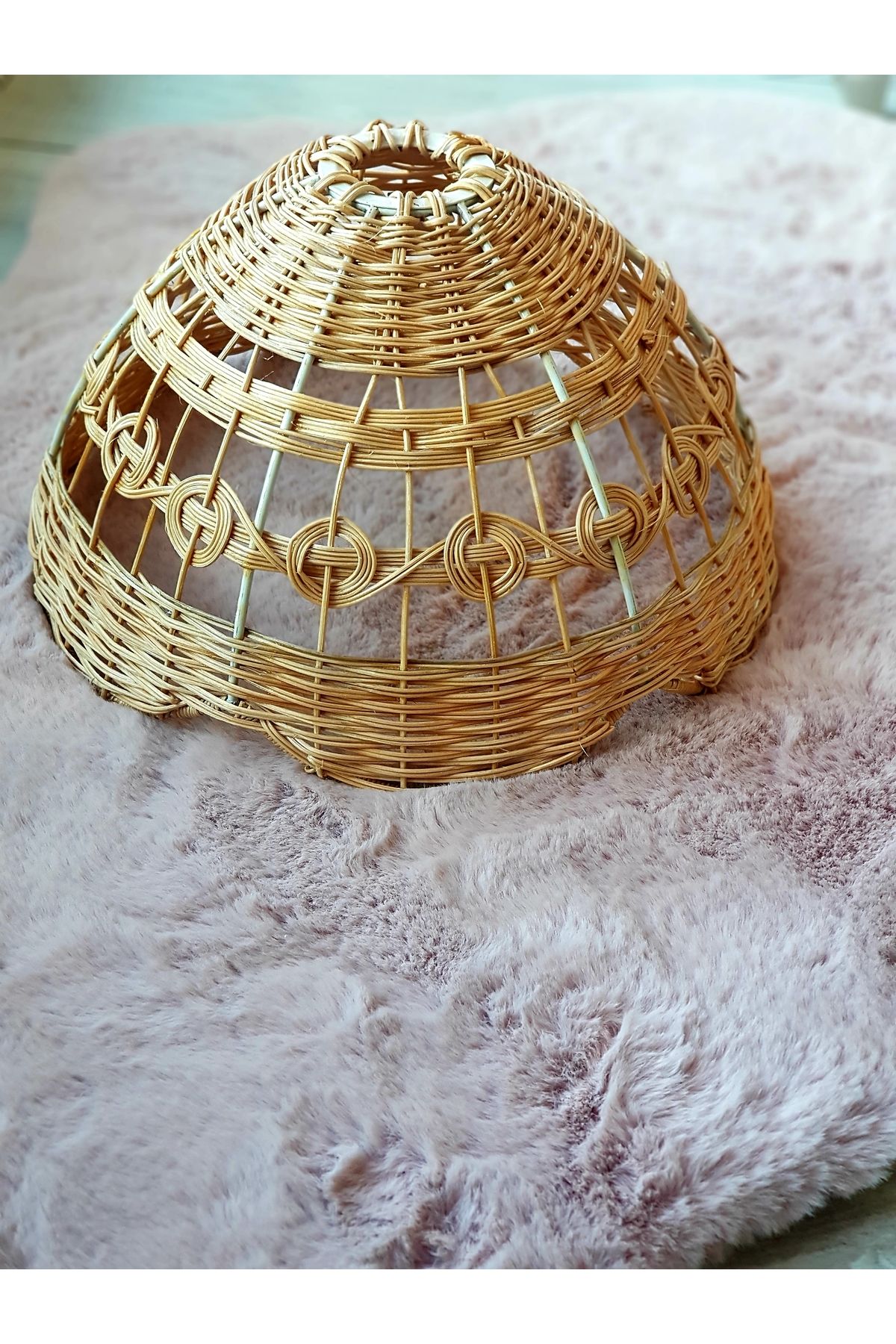 8 Ekim Tasarım Atölyesi BAMBU RATTAN AVİZE
