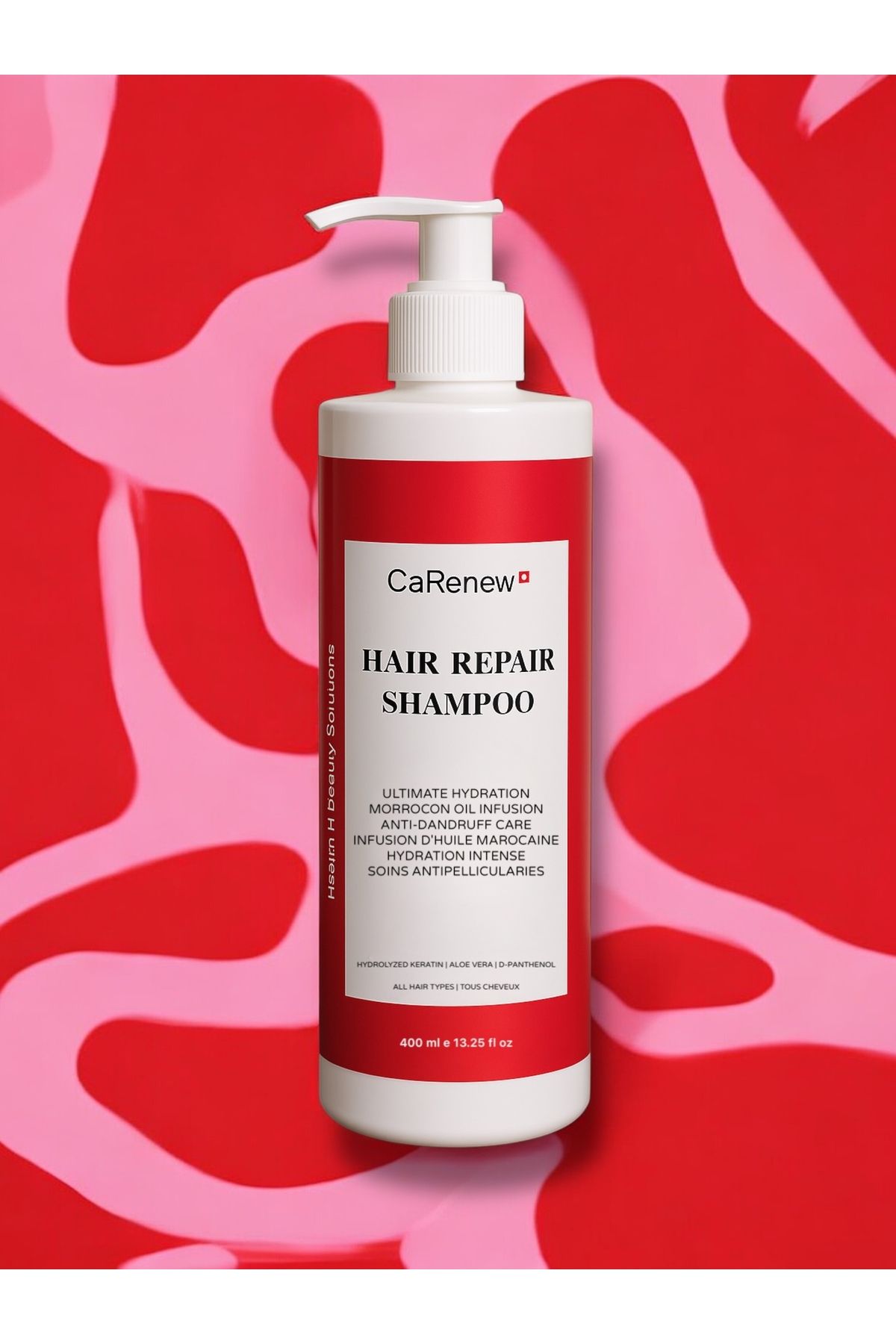 CaRenew Hair Repair Shampoo 400 ml – Moroccan Yağı & Keratin İçerikli Onarıcı Şampuan