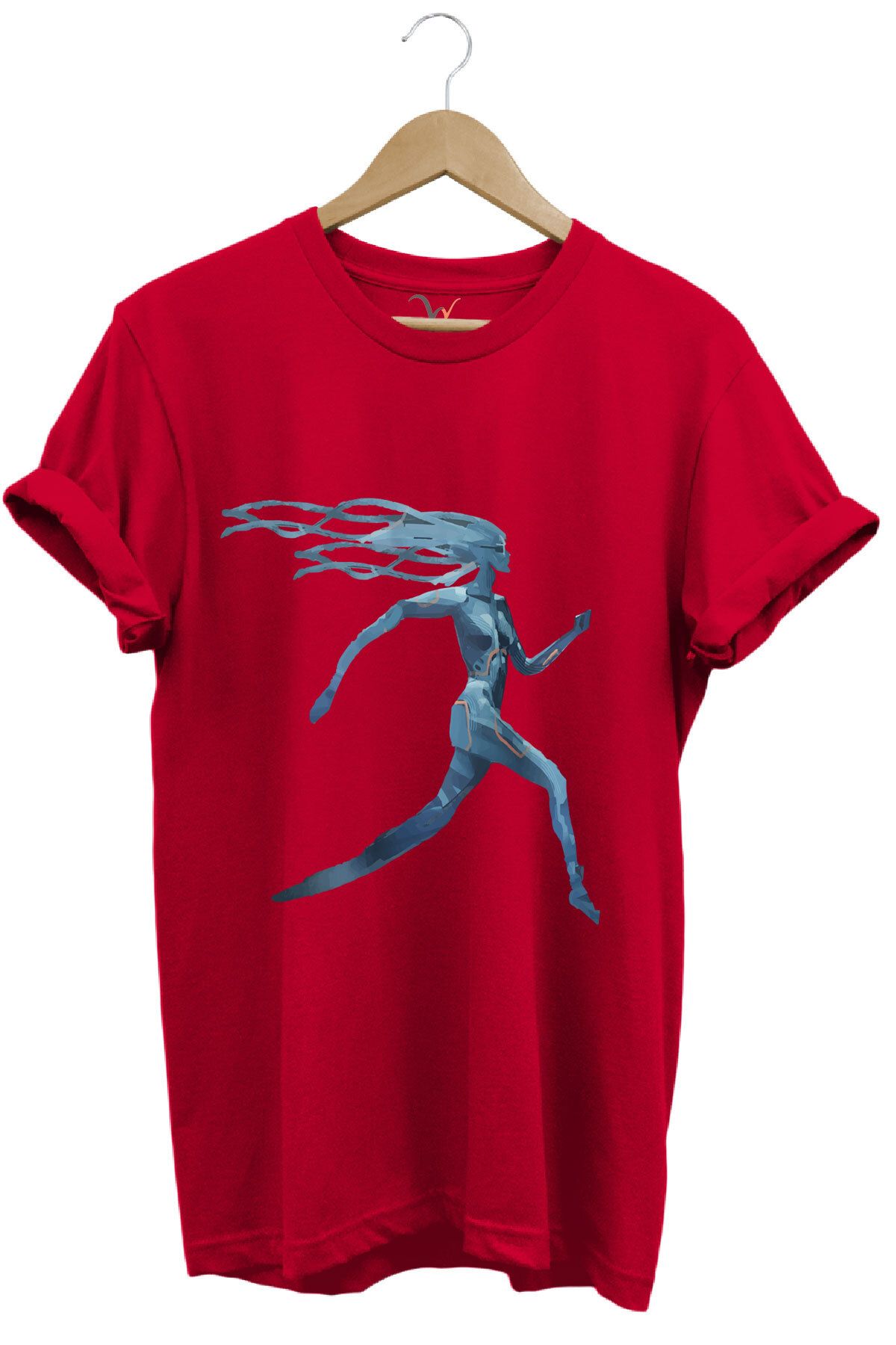 onsrawear Geleceğe Doğru Koşu Unisex %100 Pamuk Basic T-shirt