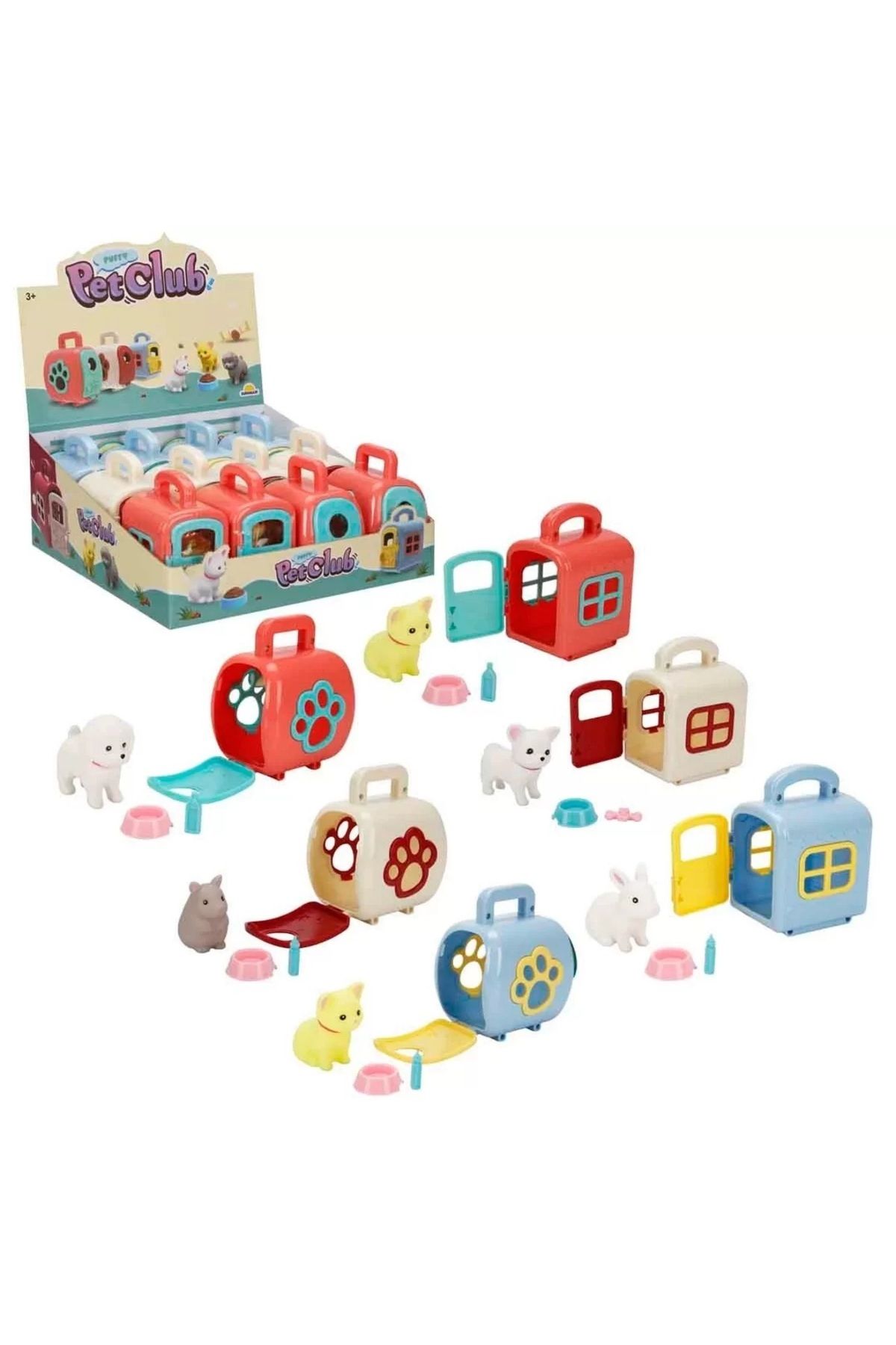 Muhcu Home Mini Sevimli Taşıma Çantalı Evcil Hayvanlar