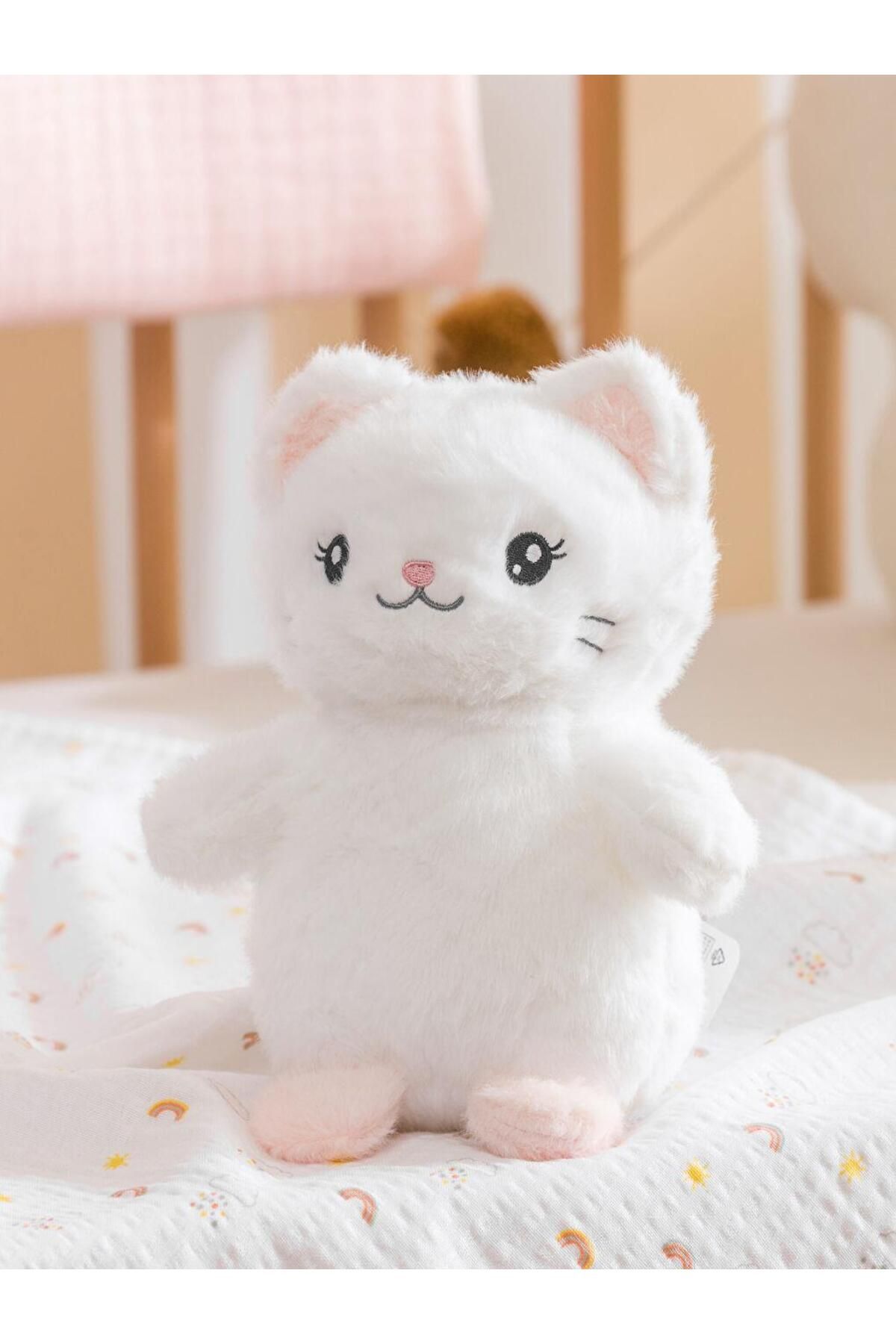 LC Waikiki Kedi Figürlü Pelüş Bebek Kırlent 24 cm (S5)