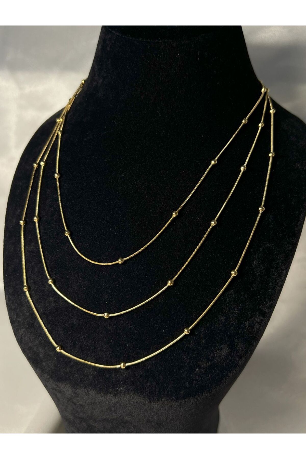 CEY ACCESSORY ÜÇLÜ DORİKA KOLYE