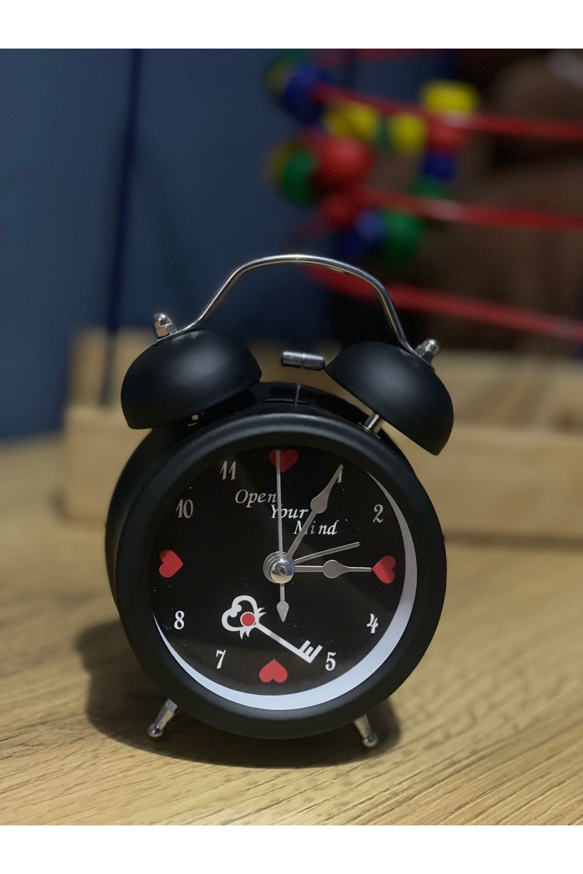 Home Çift çanlı ışıklı masa saati