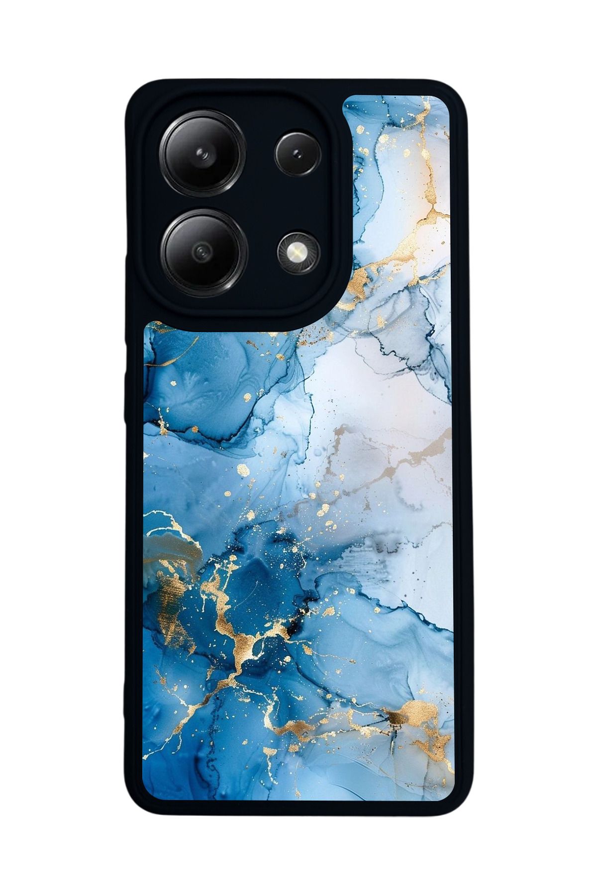 BGAKSESUAR Xiaomi Redmi Note 13 4G Uyumlu Mat Siyah Kılıf – Yumuşak Silikon, Koruyucu, Şok Emici Kapak