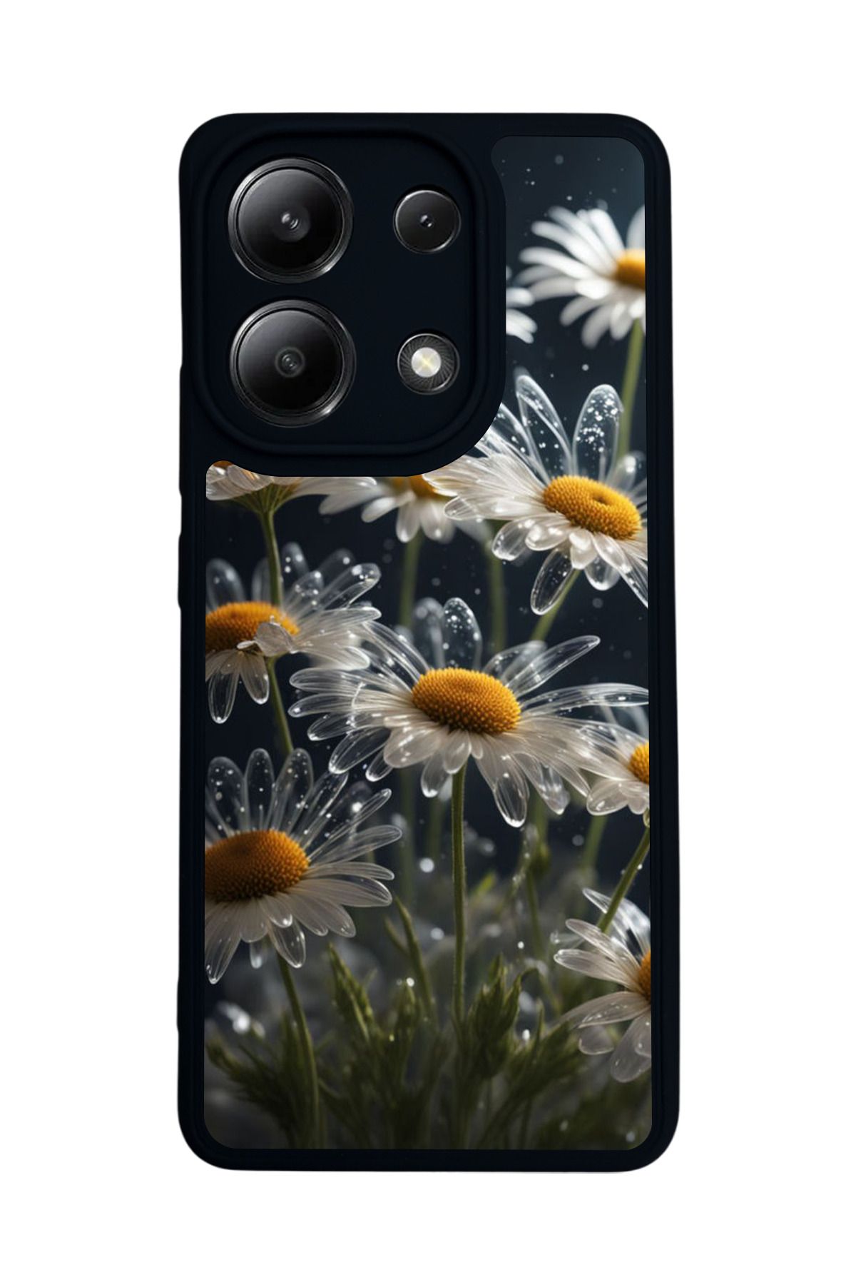 BGAKSESUAR Xiaomi Redmi Note 13 4G Uyumlu Mat Siyah Kılıf – Yumuşak Silikon, Koruyucu, Şok Emici Kapak