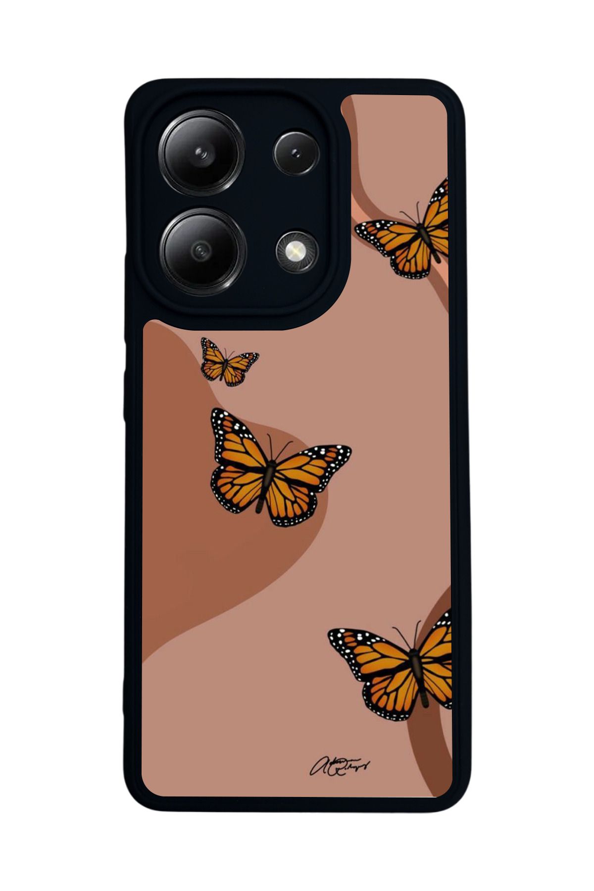 BGAKSESUAR Xiaomi Redmi Note 13 4G Uyumlu Mat Siyah Kılıf – Yumuşak Silikon, Koruyucu, Şok Emici Kapak