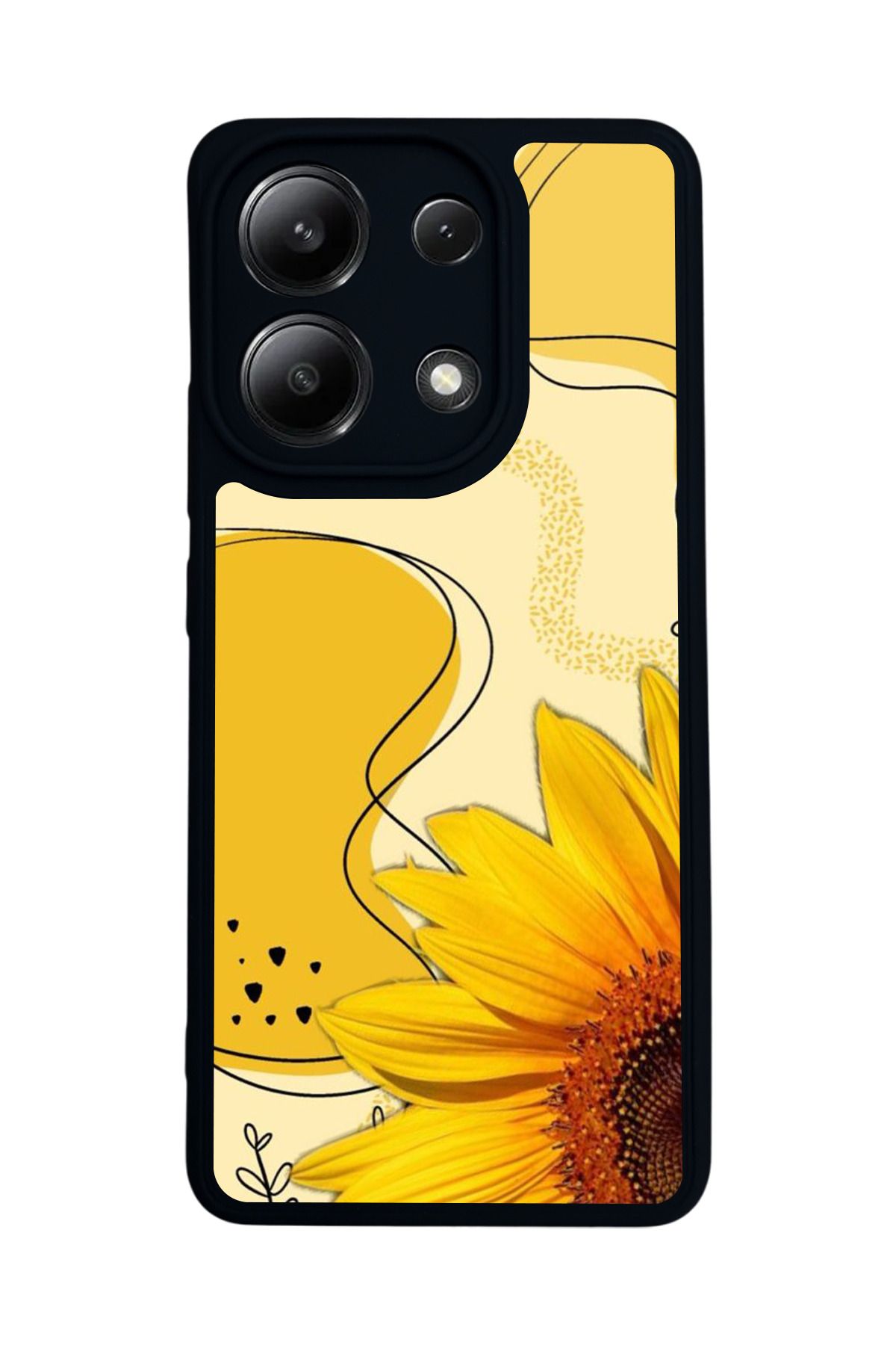 BGAKSESUAR Xiaomi Redmi Note 13 4G Uyumlu Mat Siyah Kılıf – Yumuşak Silikon, Koruyucu, Şok Emici Kapak