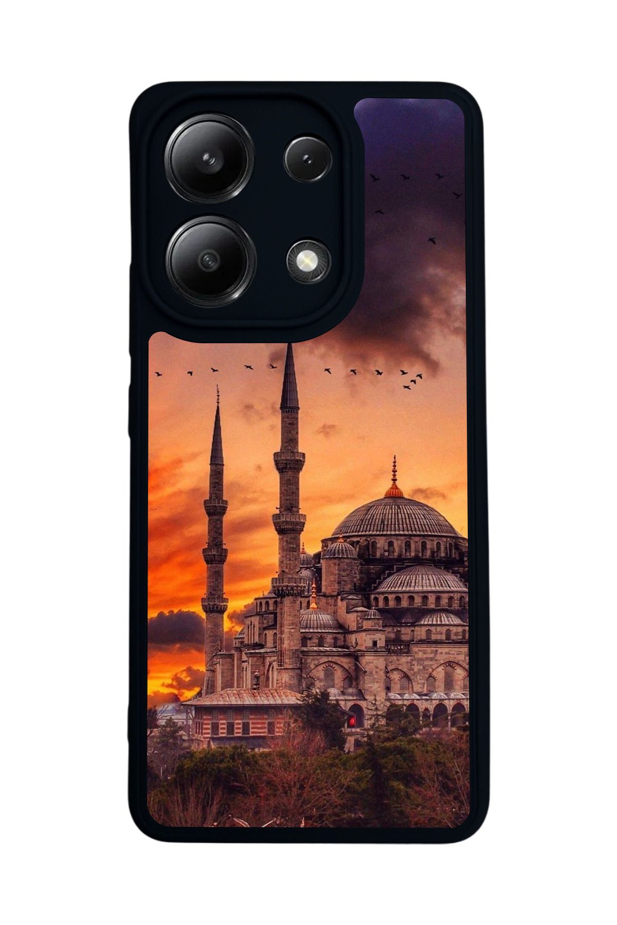 BGAKSESUAR Xiaomi Redmi Note 13 4G Uyumlu Mat Siyah Kılıf – Yumuşak Silikon, Koruyucu, Şok Emici Kapak