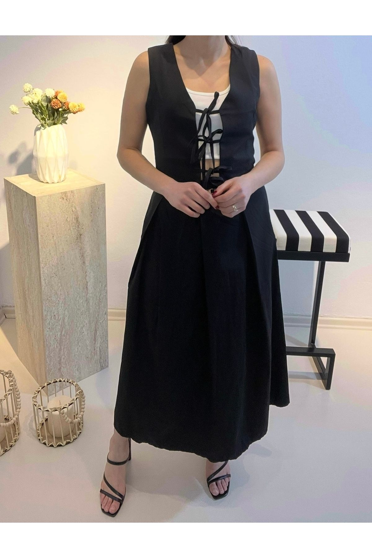 Butik Yelekli Etek Takım