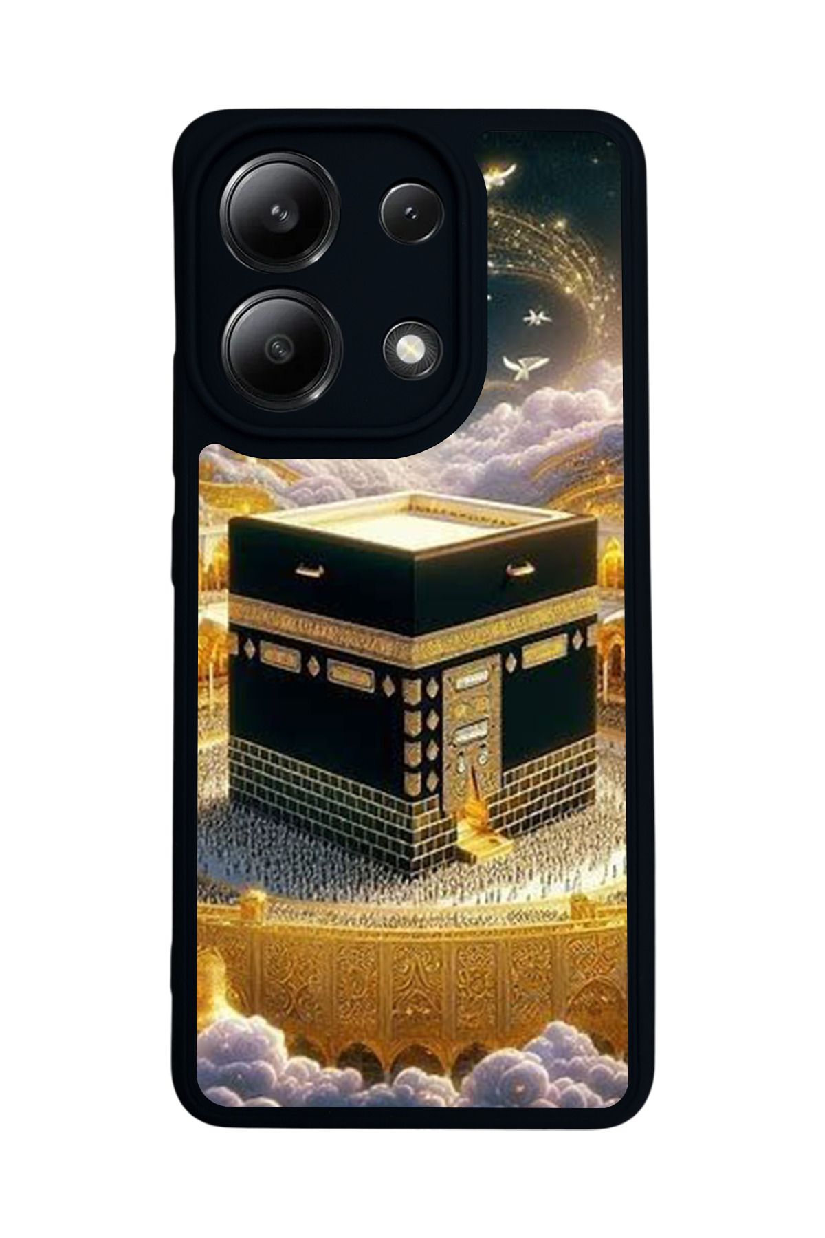 BGAKSESUAR Xiaomi Redmi Note 13 4G Uyumlu Mat Siyah Kılıf – Yumuşak Silikon, Koruyucu, Şok Emici Kapak