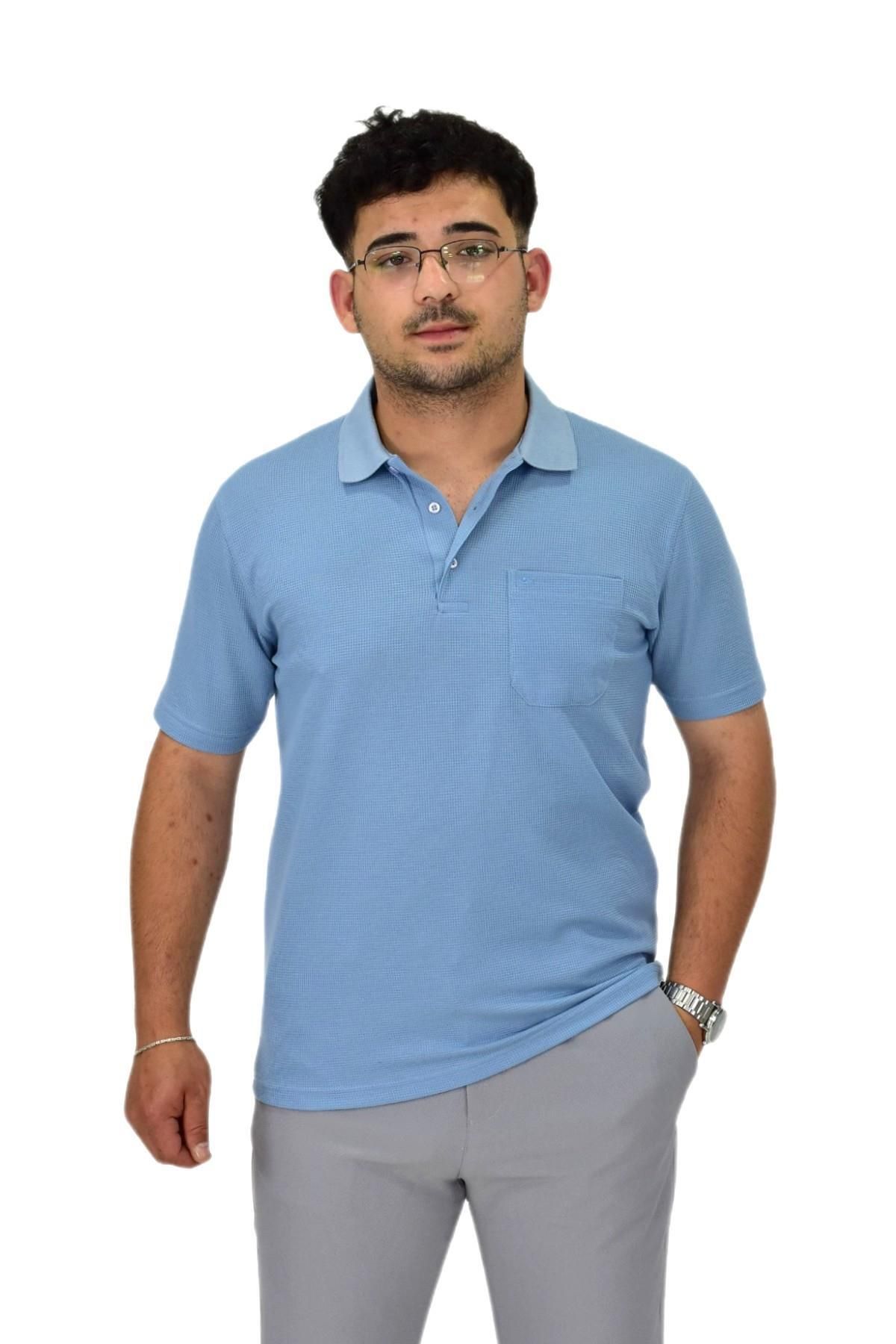 DYNAMO Erkek Polo Yaka Cepli Tişört T-139 BGL-ST04591